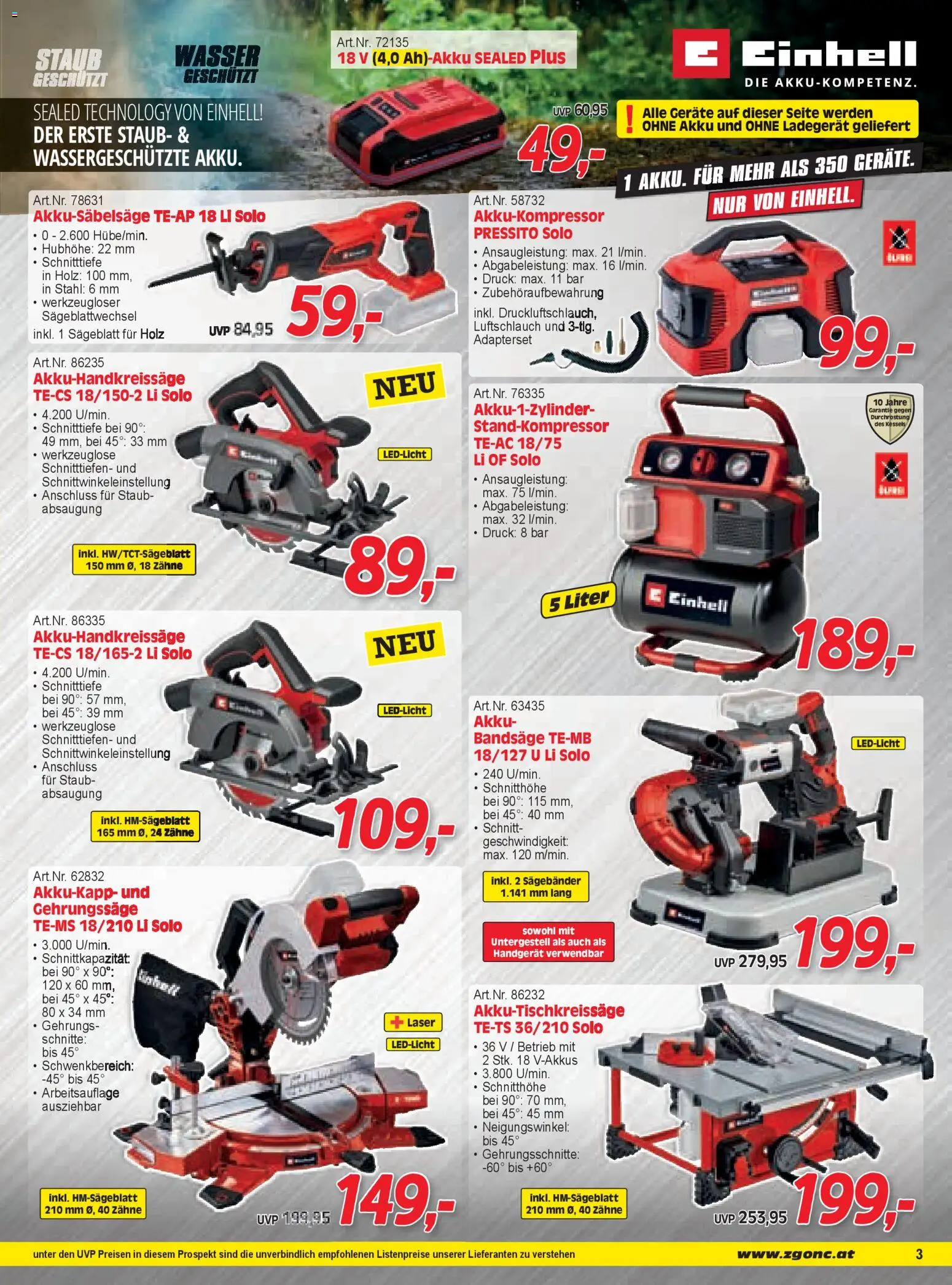 Zgonc Flugblatt Jänner I 2026 gültig ab 01.01.2025 | Seite: 3 | Produkte: Wasser