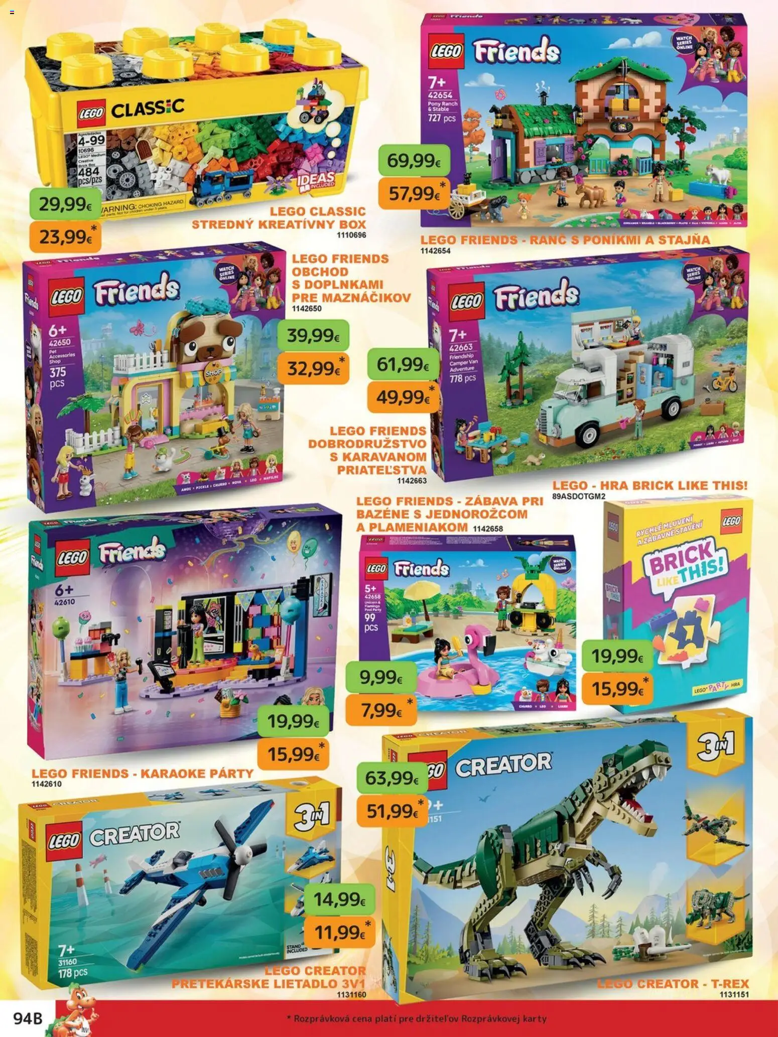 Nové Dráčik akcie – leták je platný od 03.10.2025 | Strana: 105 | Produkty: LEGO, Hra