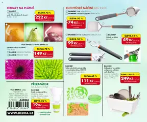 Dedra leták platný od 01.05.2026 | Strana: 4 | Produkty: Obrazy