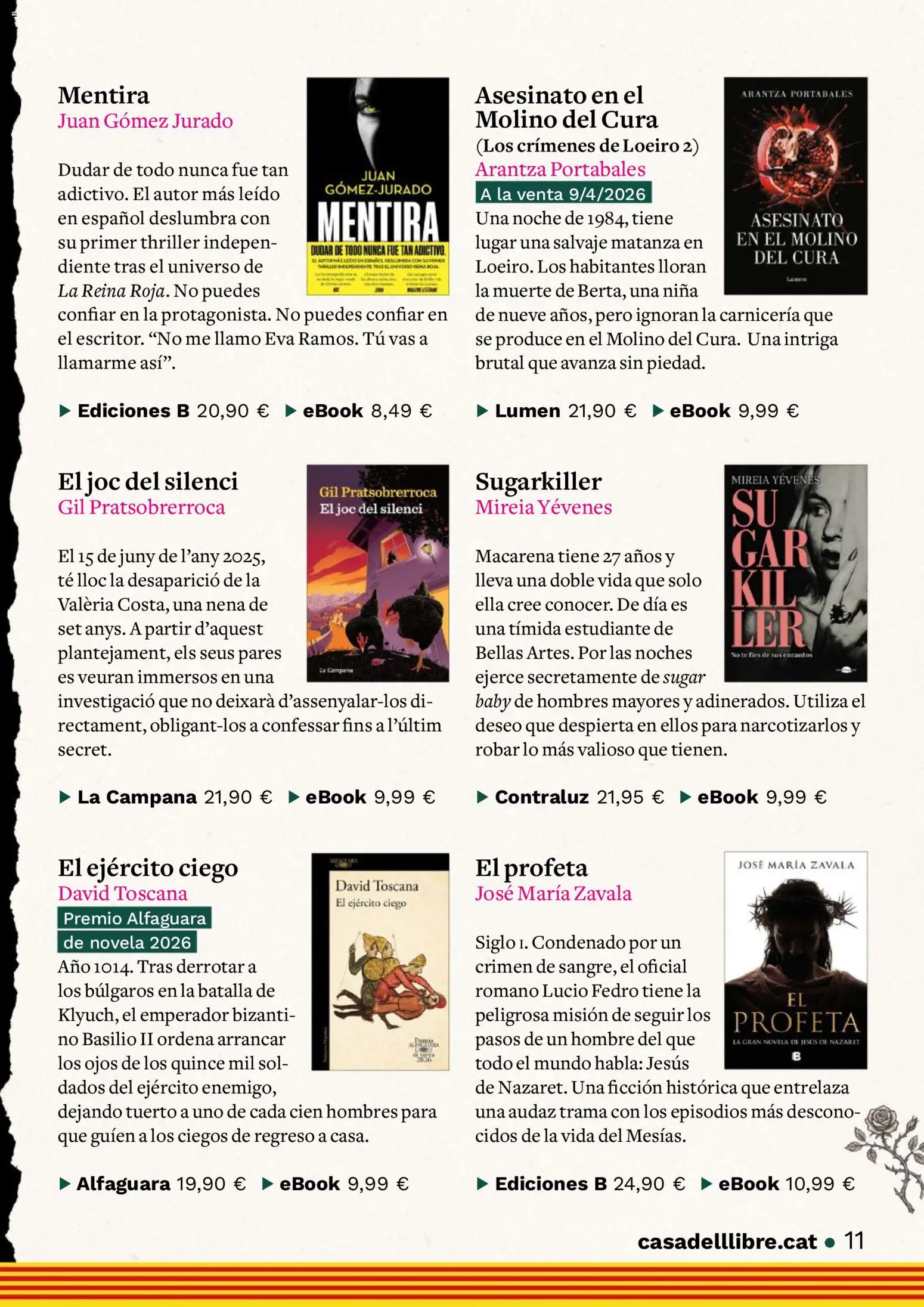 Casa del libro Rebel el qui llegeix │ válido desde el 01.04.2026 | Página: 11 | Productos: Té