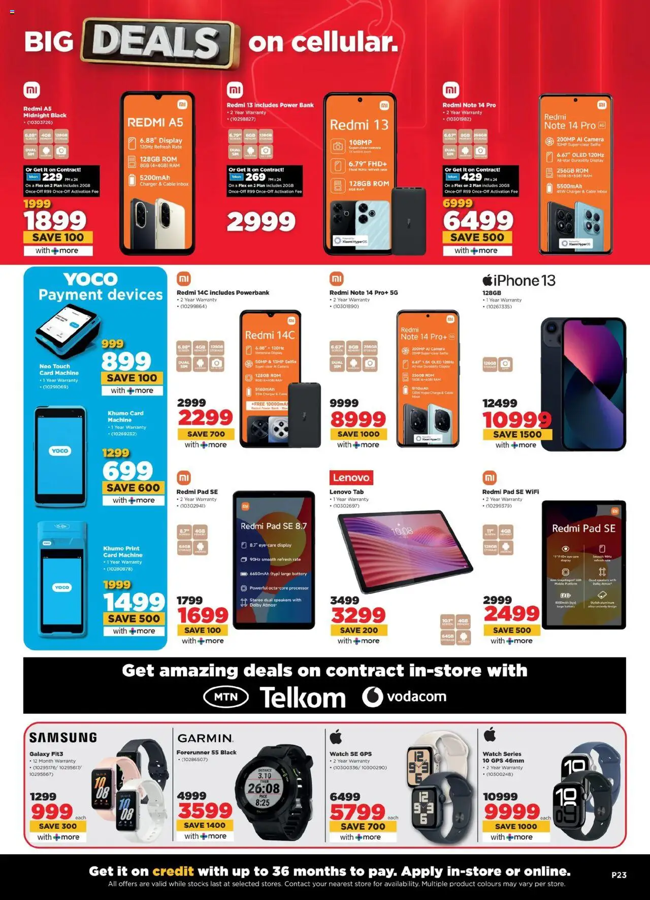 HiFi Corp Specials │ valid from 06.08.2025 | Page: 23 | Products: Powerbank, Watch, Camera, Battery