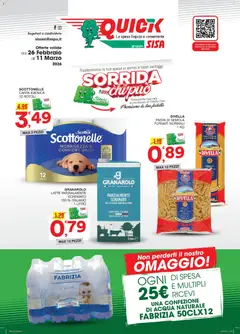 Anteprima del volantino SISA Quick catalogo valido a partire dal 26.02.2026