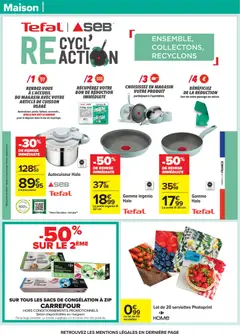 Carrefour - Prévisualisation de Carrefour catalogue semaine 14 valide à partir de 31.03.2026 | Page: 55 | Produits: Autocuiseur, Sandwich, Casserole, Tefal