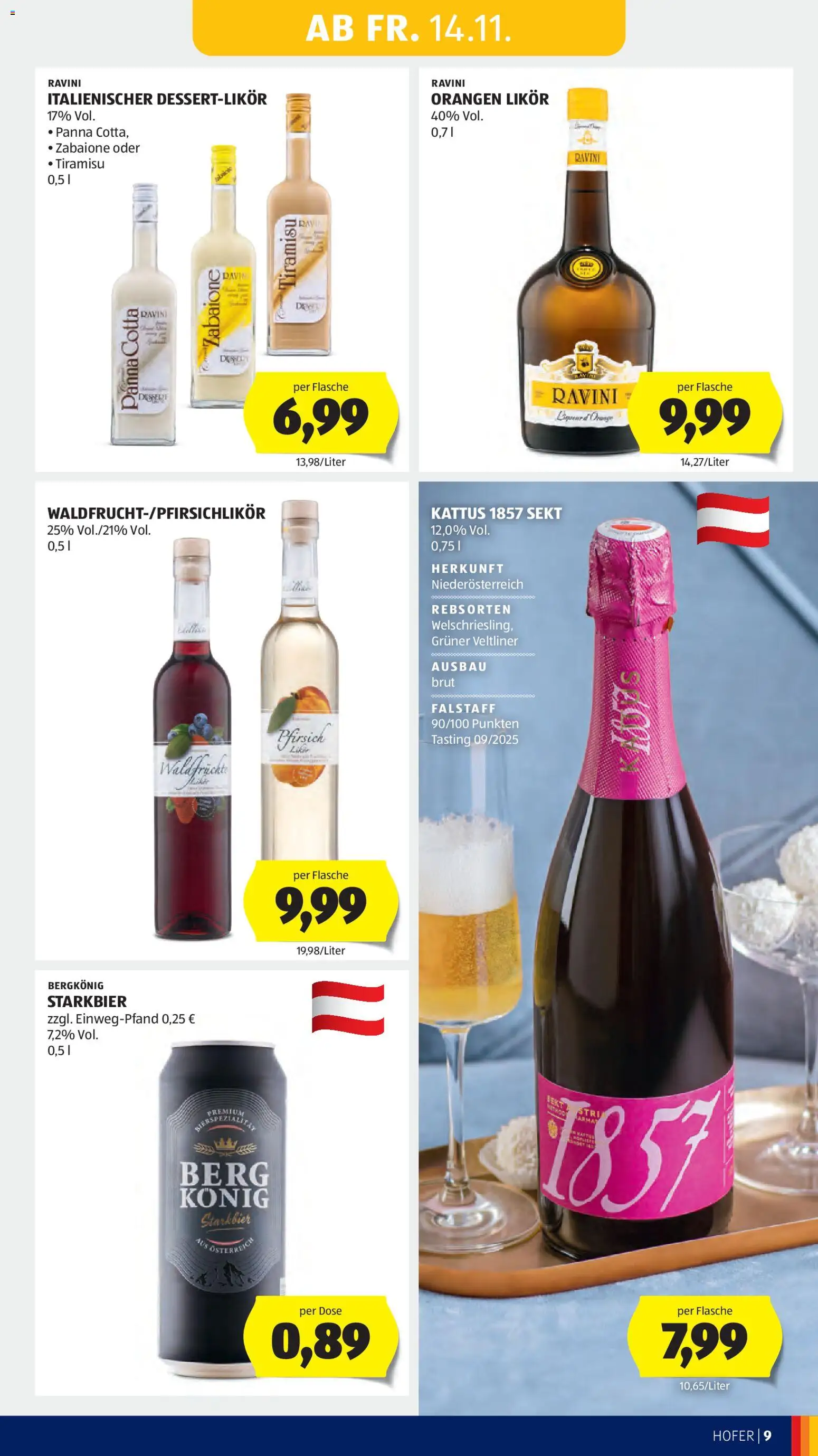 Hofer - Black Friday gültig ab 14.11.2025 | Seite: 11 | Produkte: Orangen