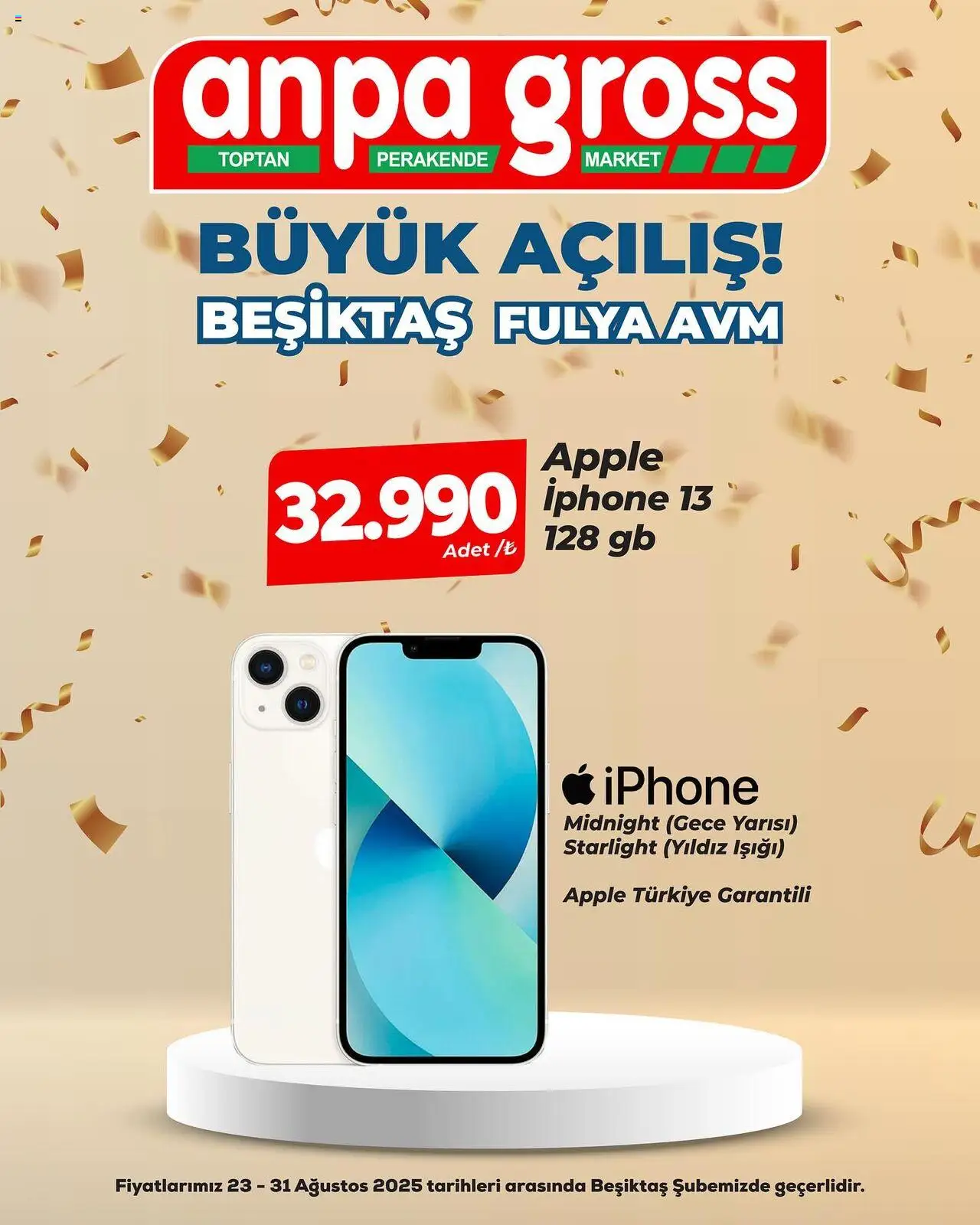 Anpa Gross Büyük Açılış - 23.08.2025 tarihinden itibaren geçerlidir | Sayfa: 18 | Ürünler: Iphone