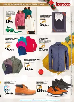 Anteprima del volantino Ipercoop Natale Piemonte catalogo valido a partire dal 20.11.2025 | Pagina: 33 | Prodotti: Pile, Camicia, Giacca, Pantaloni