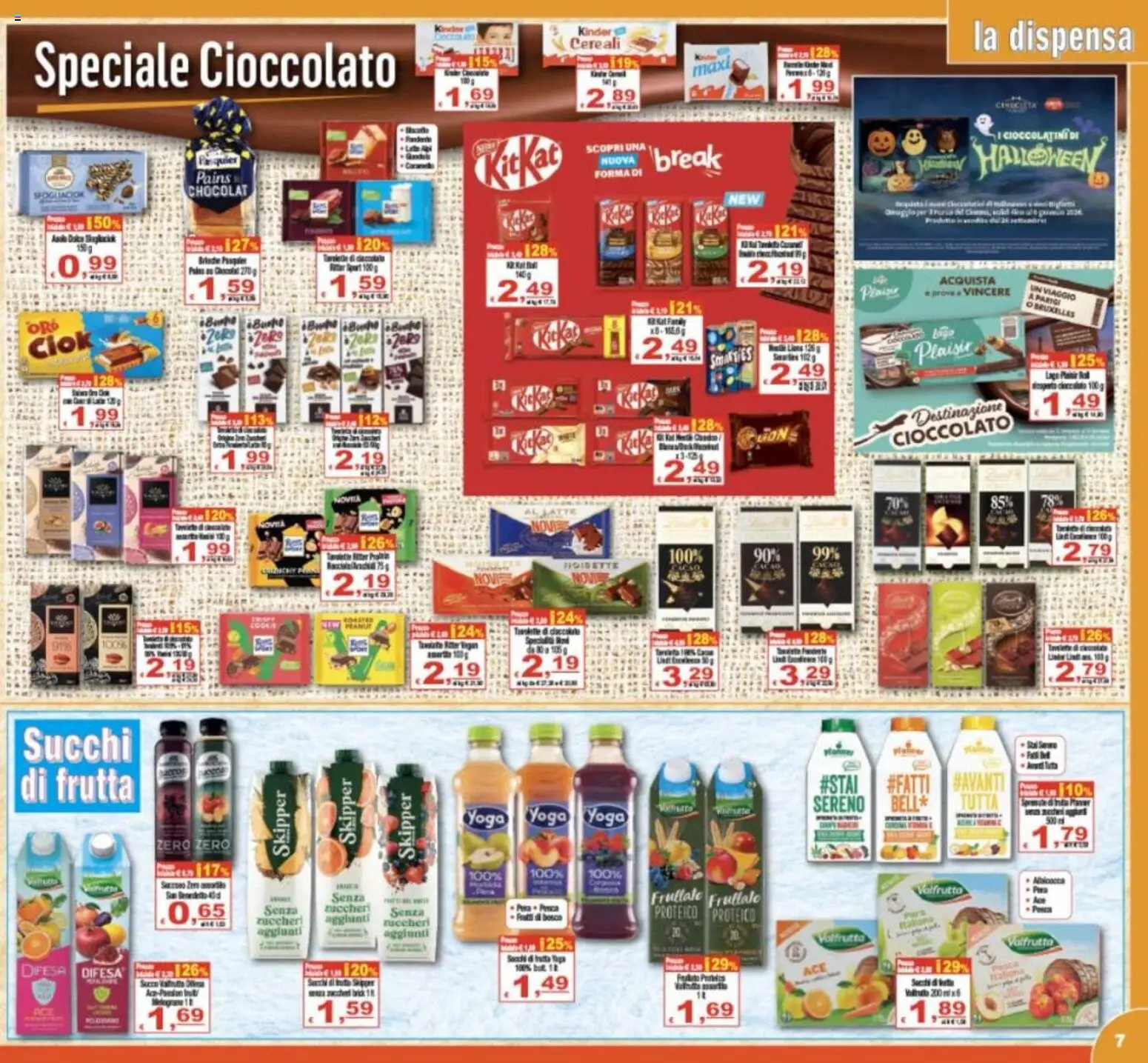 Volantino CTS del 29.10.2025 | Pagina: 7 | Prodotti: Cioccolato, Cereali, Frutta, Latte