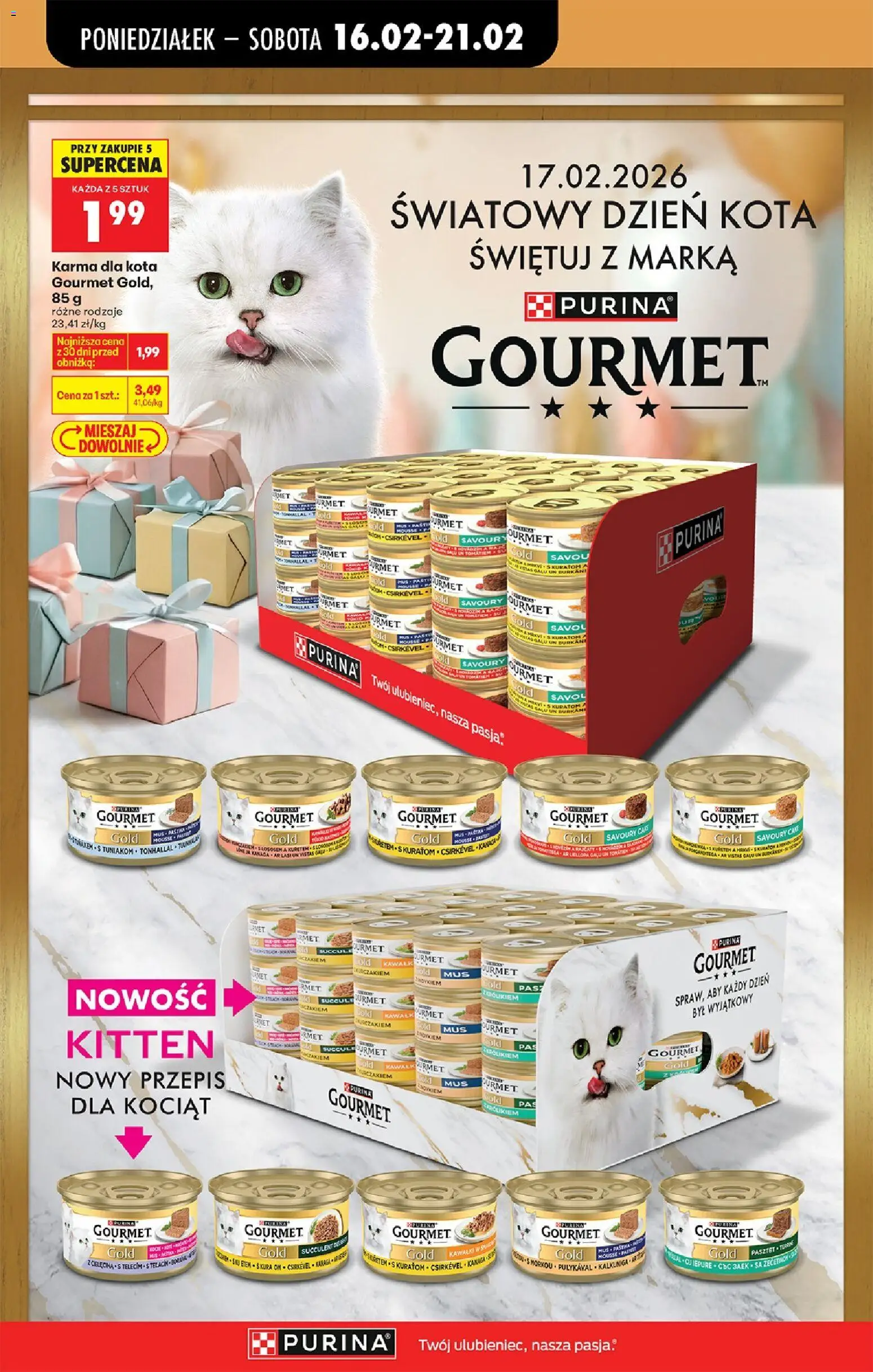 Biedronka Polsko leták od 16.02.2026 | Strana: 80 | Produkty: Gourmet, Purina, Paštika