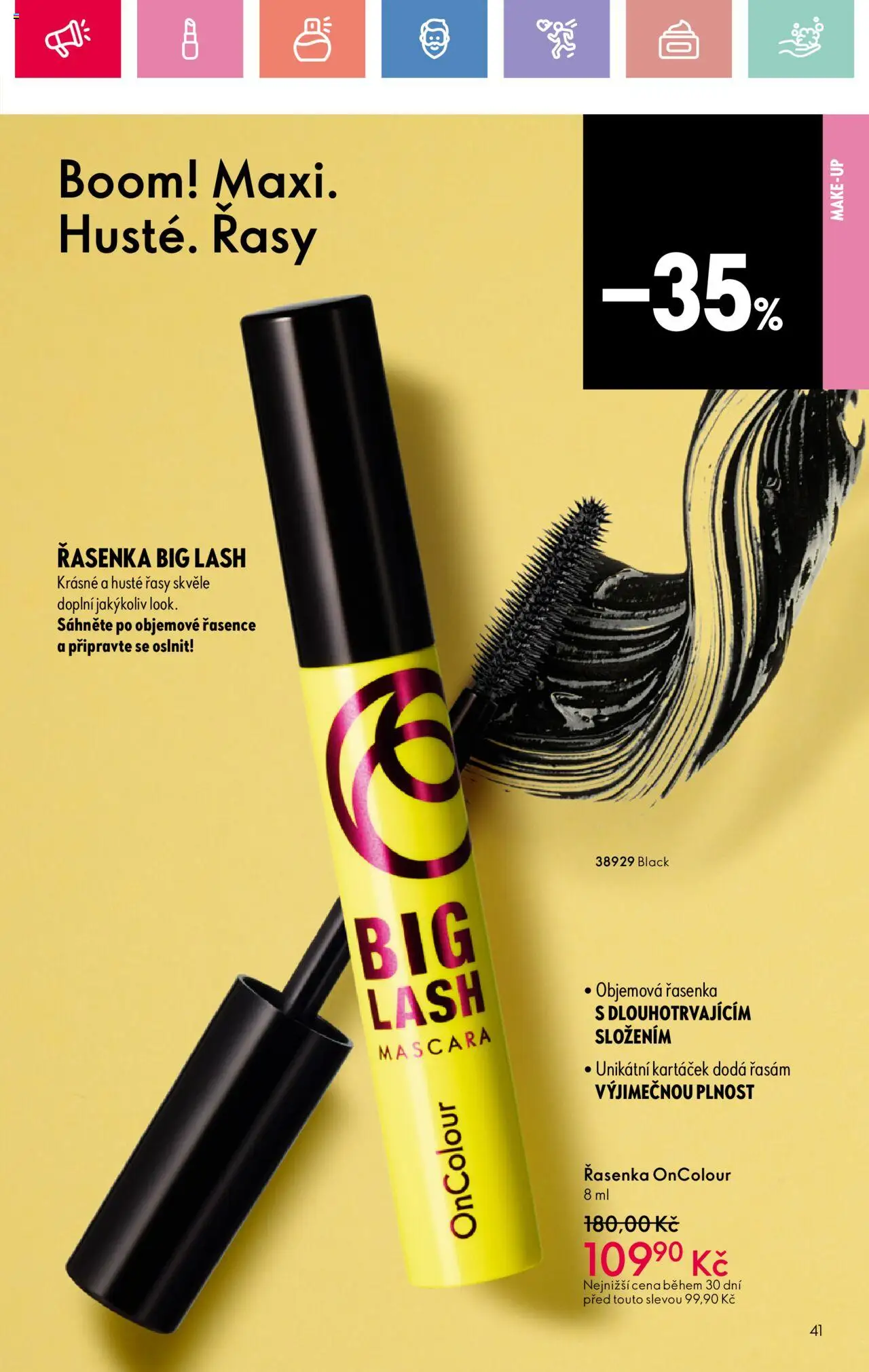 Oriflame katalog č.10/2025 od 06.07.2025 | Strana: 41 | Produkty: Makeup, Řasenka