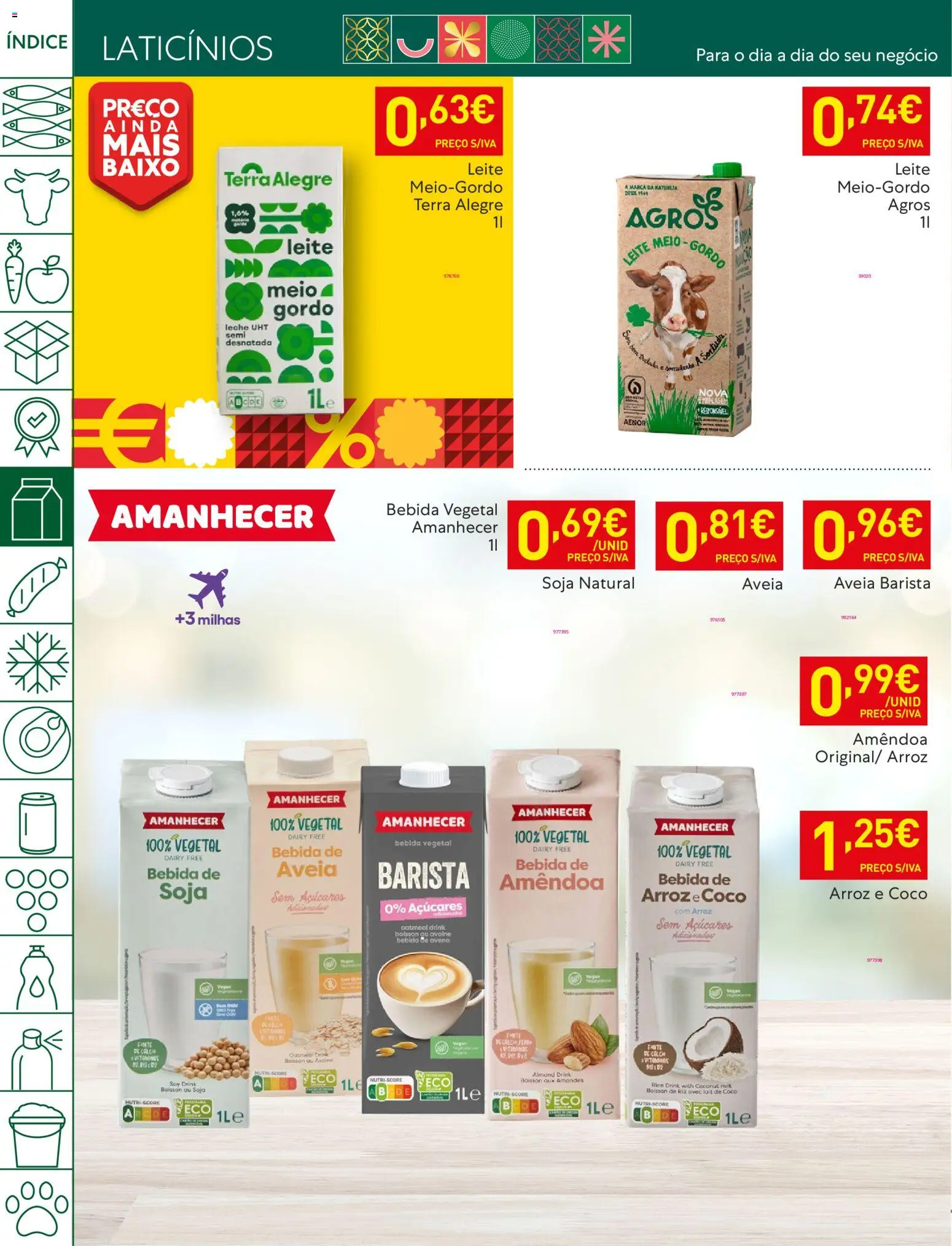 Recheio folheto │ válido de 18.11.2025 | Página: 12 | Produtos: Soja, Cálcio, Arroz, Bebida