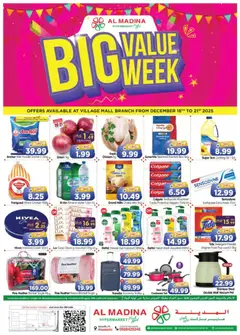 Preview of Al Madina - Big Value Week - Village Mall, Abu Dhabi valid from 18.12.2025 | Page: 1