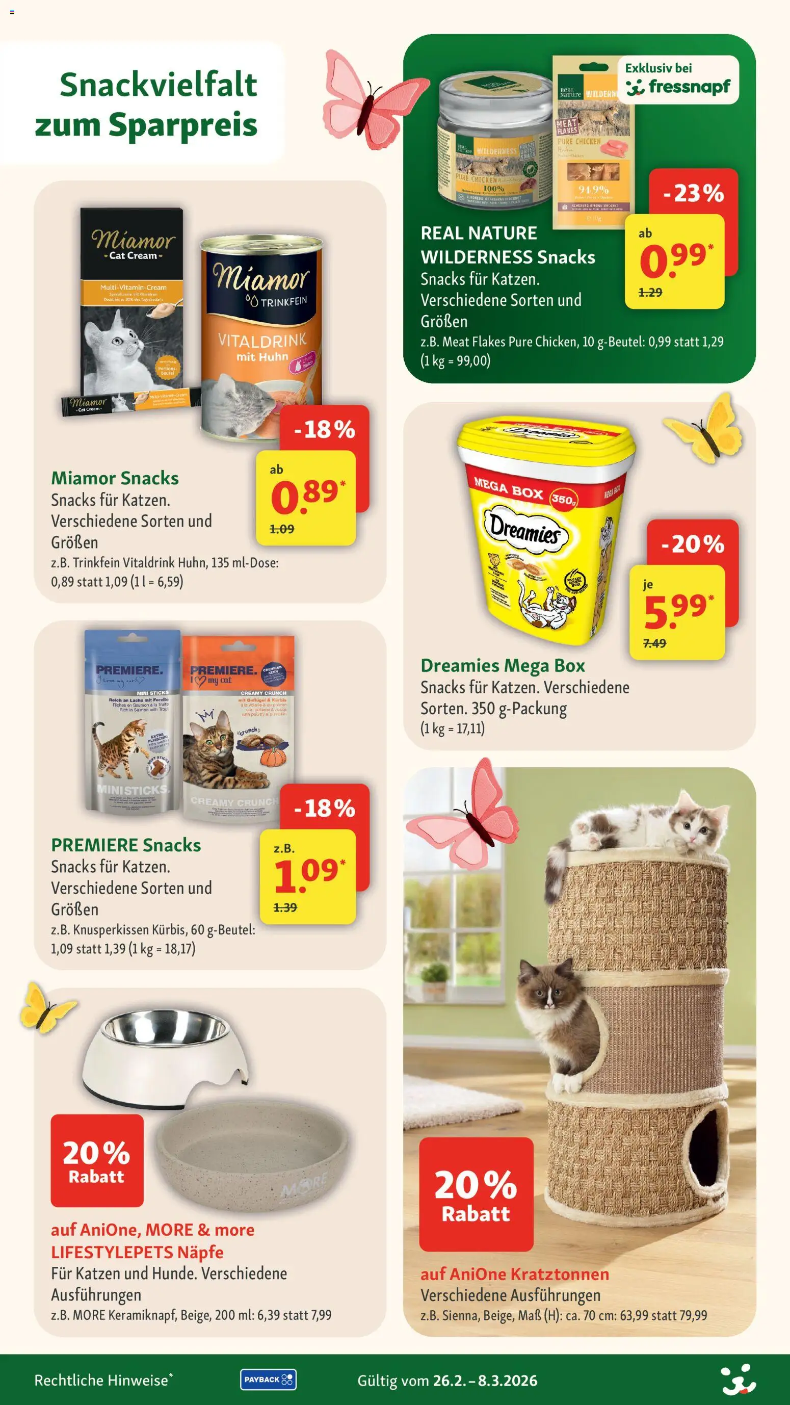 Fressnapf Prospekt – gültig ab 26.02.2026 | Seite: 9 | Produkte: Box, Lachs, Kürbis