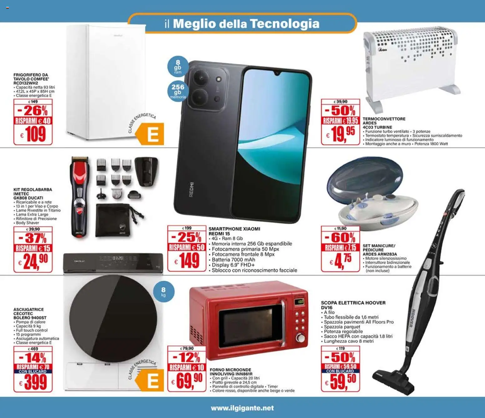 Volantino Il Gigante del 19.02.2026 | Pagina: 37 | Prodotti: Scopa, Fotocamera, Piatto, Batteria