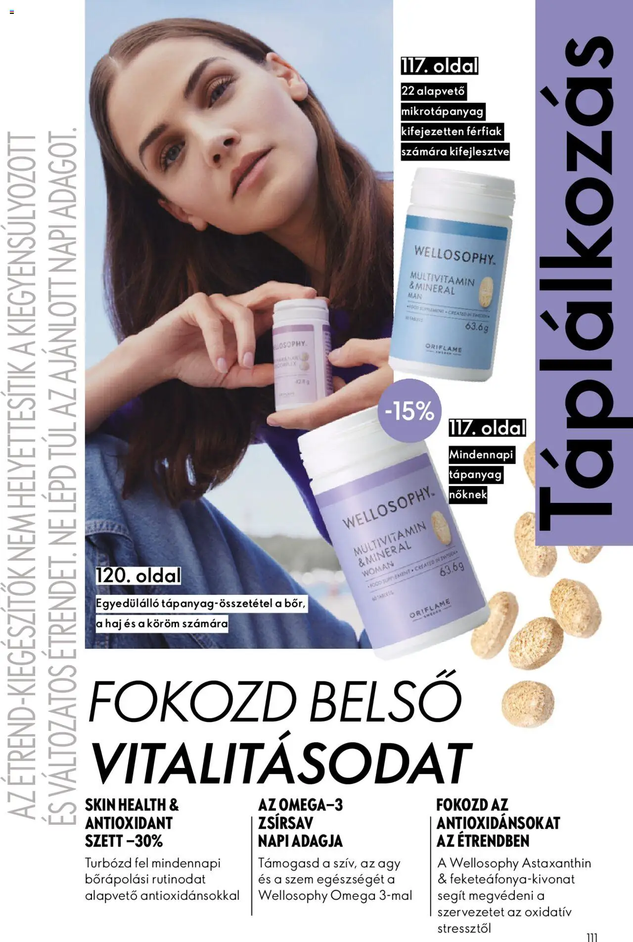 Oriflame akciós ujság - amely érvényes a következő dátumtól: 01.10.2025 | Oldal: 111 | Termékek: Ágy, Multivitamin