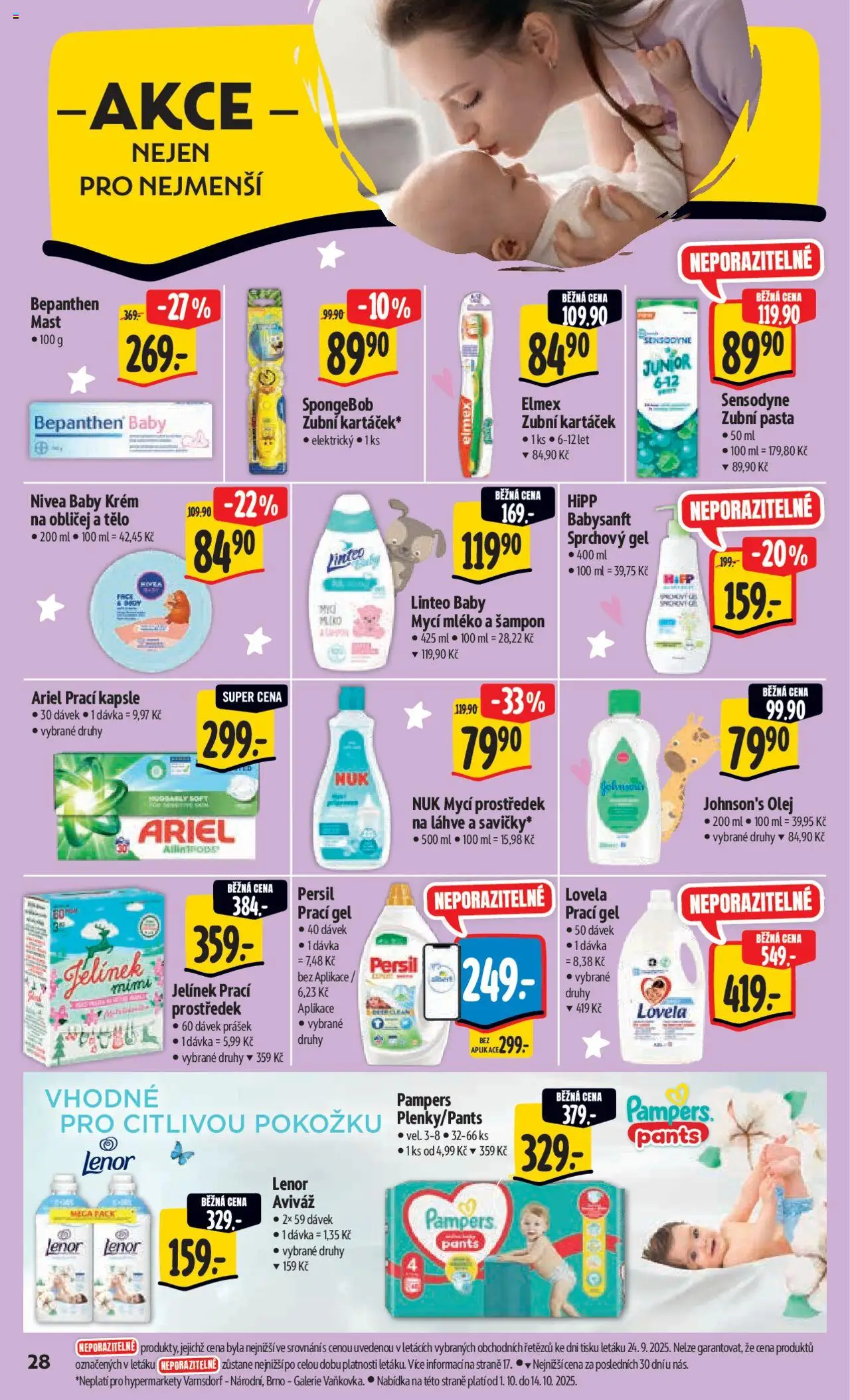 Albert leták - Hypermarket od 01.10.2025 | Strana: 37 | Produkty: Aviváž, Ariel, Persil, Šampon