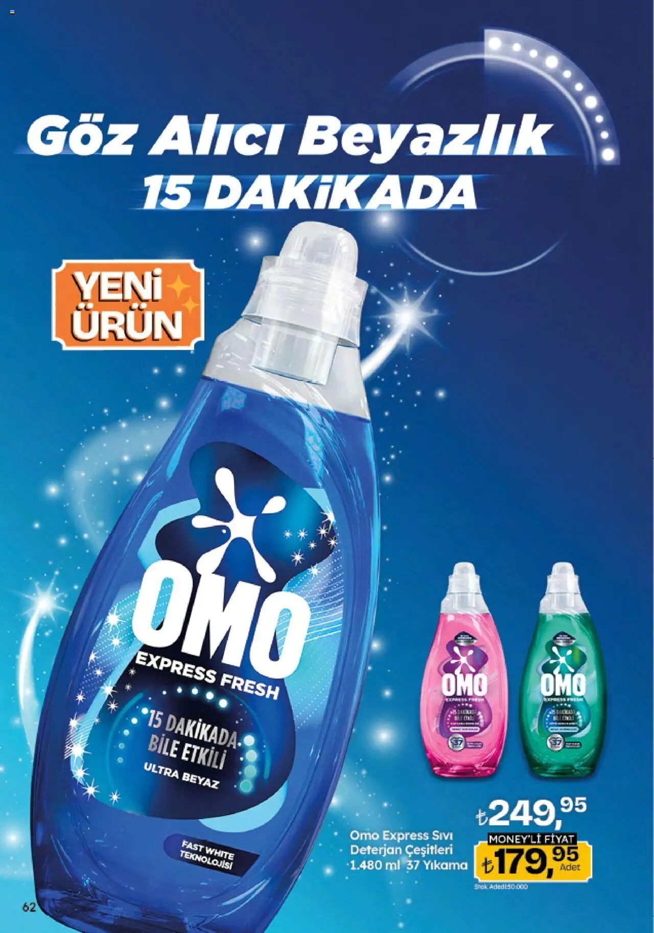 Migros Katalog - Migroskop - 22.05.2025 tarihinden itibaren geçerlidir | Sayfa: 62 | Ürünler: Deterjan