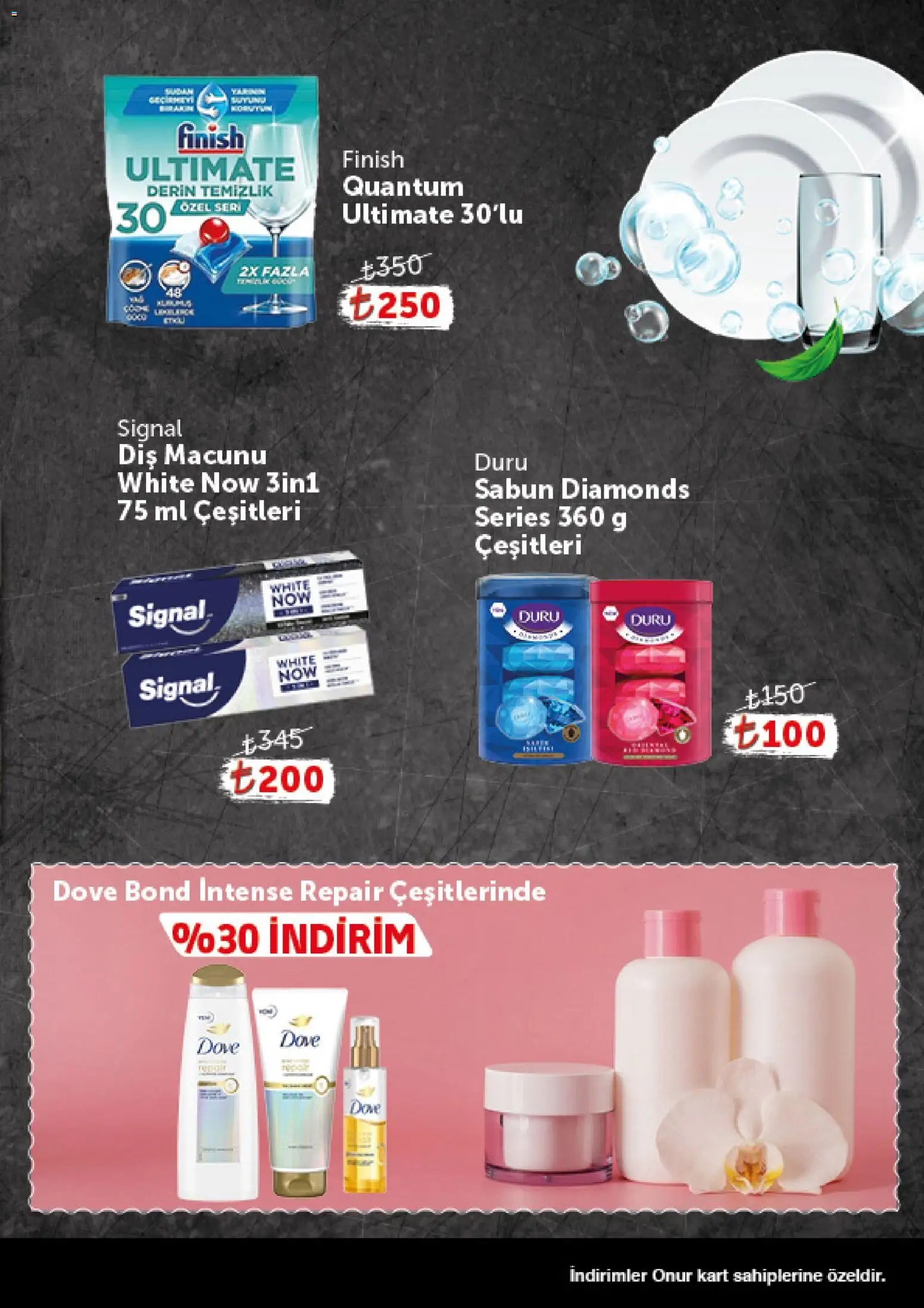 Onur Market - Katalog Gurme - 16.04.2026 tarihinden itibaren geçerlidir | Sayfa: 11 | Ürünler: Sabun, Diş macunu