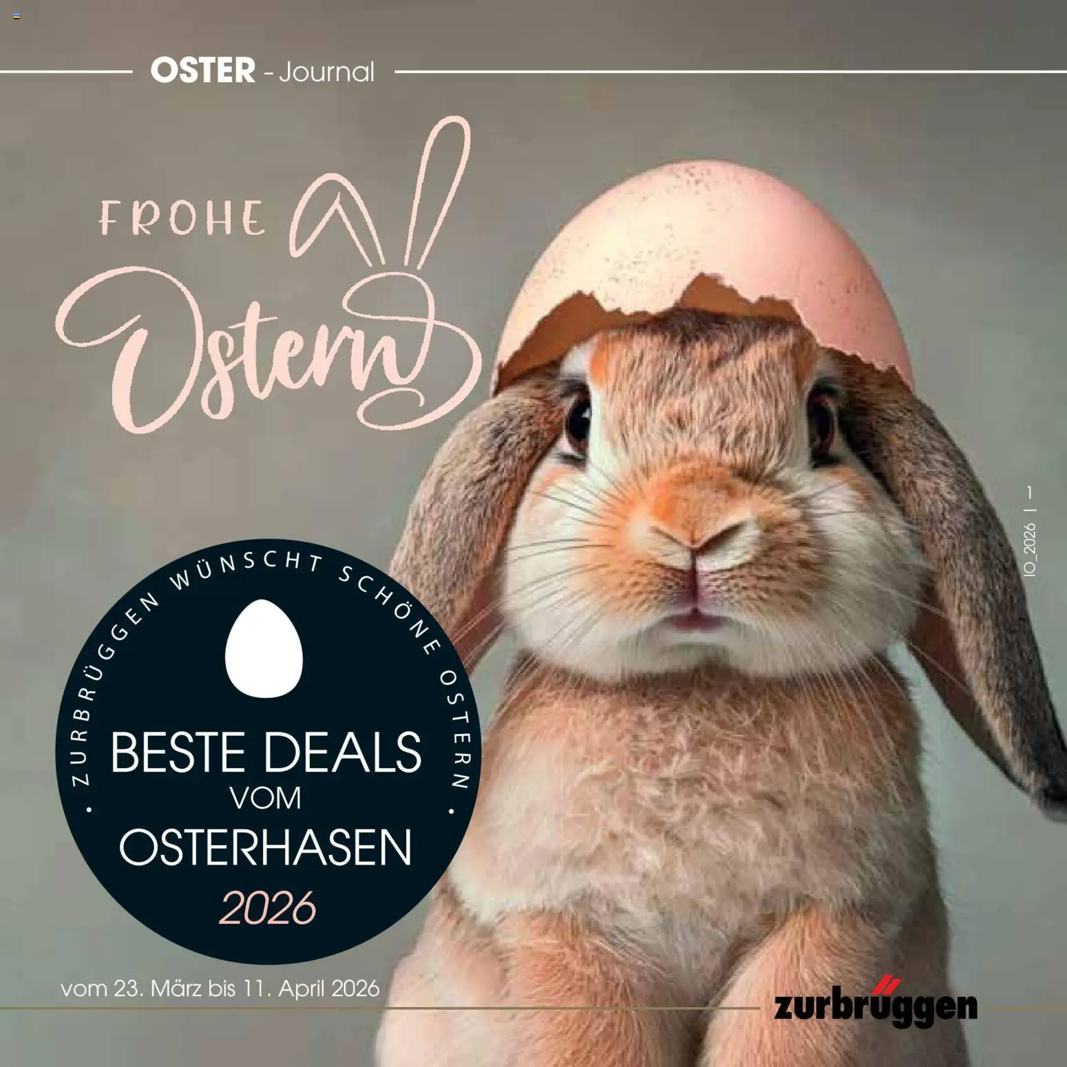 Zurbrüggen Oster-Journal – gültig ab 23.03.2026 | Seite: 1