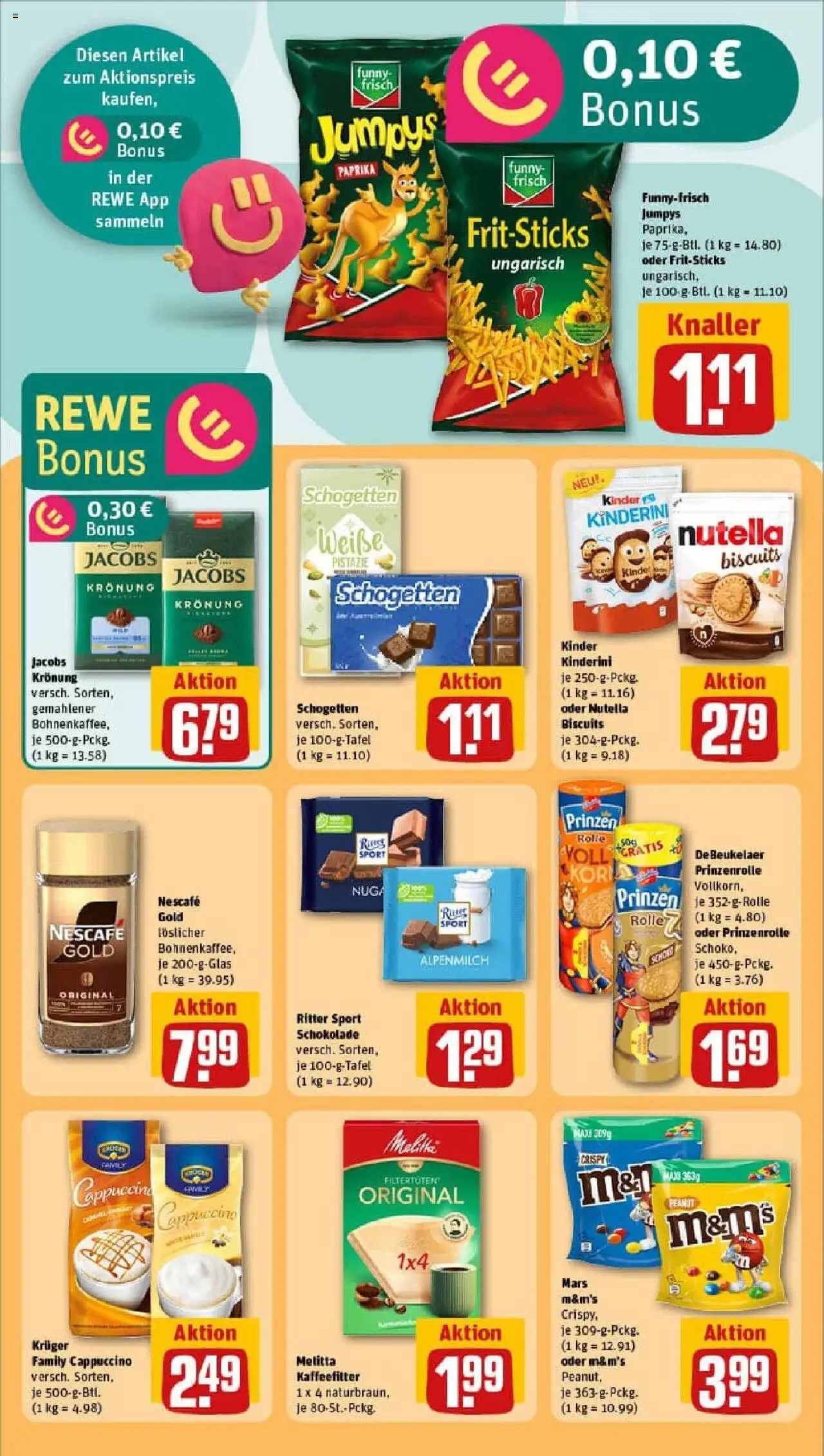 Rewe prospekt Göttingen	 - gültig ab dem 29.06.2025 | Seite: 21 | Produkte: Melitta, Schokolade, Nutella, Schogetten