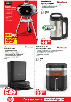 Mr Bricolage folder / publicité - Voorbeeld van een folder van Mr Bricolage, geldig van 28.04.2026 | Pagina: 2 | Producten: Blender, Robot, Friteuse