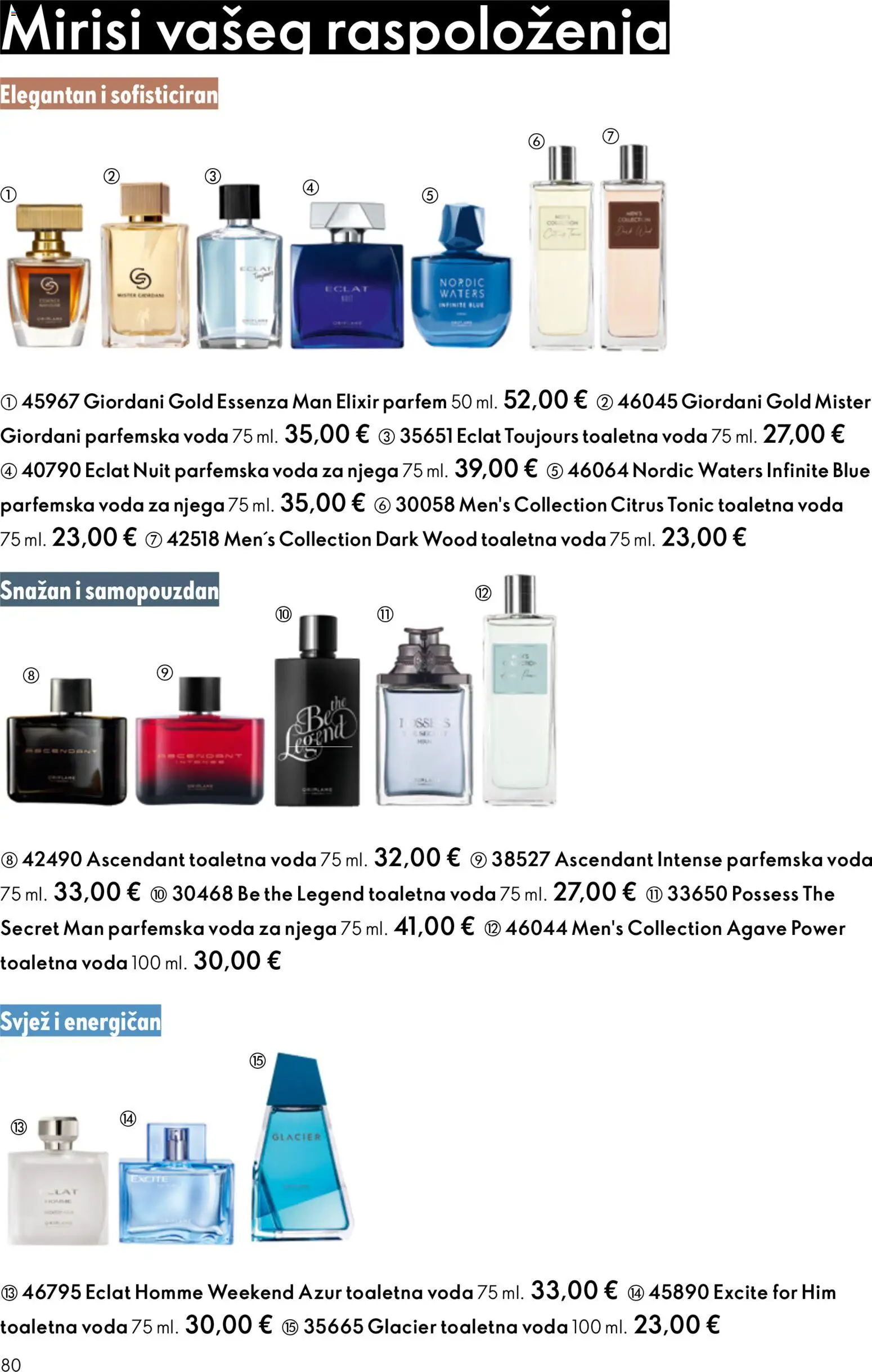 Oriflame katalog | vrijedi od 31.12.2025 | Stranica: 80 | Proizvodi: Parfem, Voda, Tonic