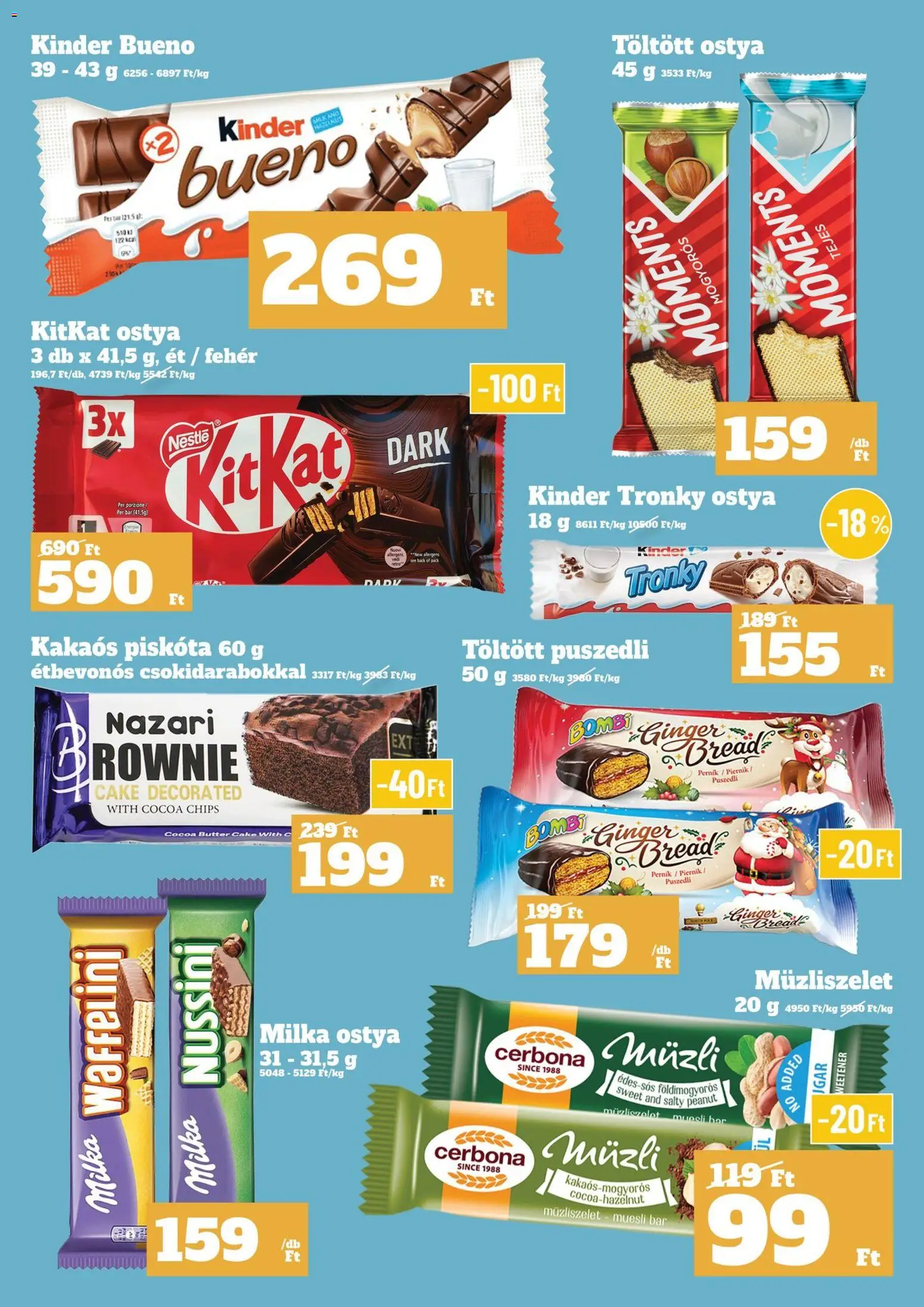 Family Diszkont akciós ujság - amely érvényes a következő dátumtól: 20.11.2025 | Oldal: 3 | Termékek: Piskóta, Chips, Müzli, Brownie