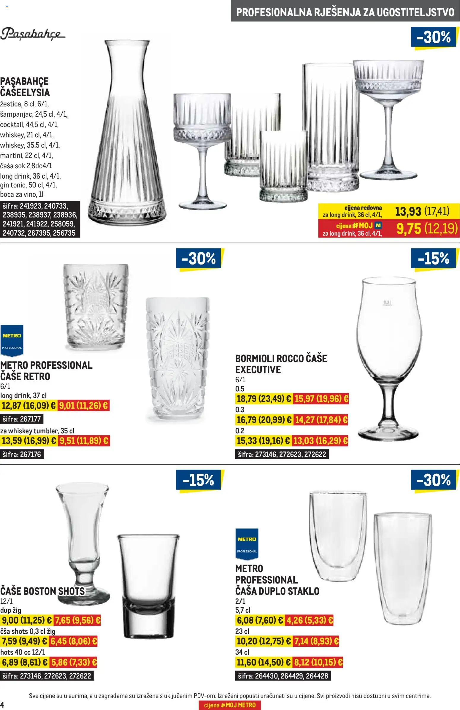 Metro katalog | vrijedi od 03.11.2025 | Stranica: 4 | Proizvodi: Gin, Sok, Čaše