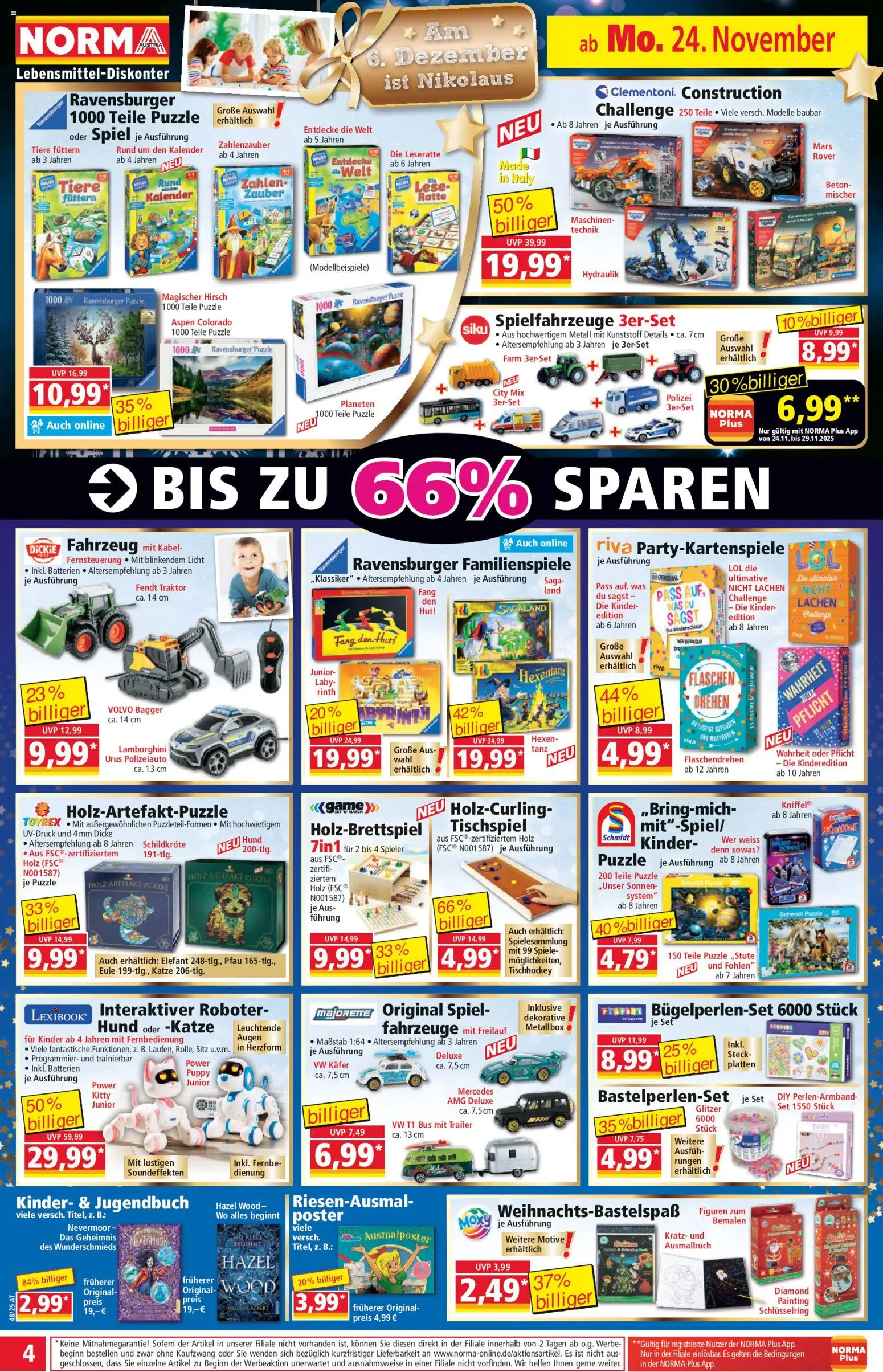 Norma - Black Friday gültig ab 24.11.2025 | Seite: 5 | Produkte: Hut, Kabel, Spiel, Roboter