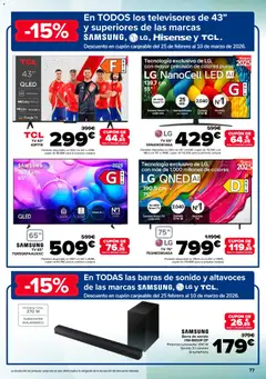 Vista previa Carrefour folleto válido desde el 12.02.2026 | Página: 87 | Productos: Barras de sonido, Καλαμάρι, Altavoces