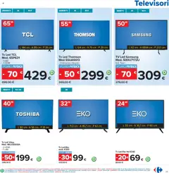 Volantino Carrefour del 24.07.2025 | Pagina: 35 | Prodotti: smart TV, TV, USB, Samsung
