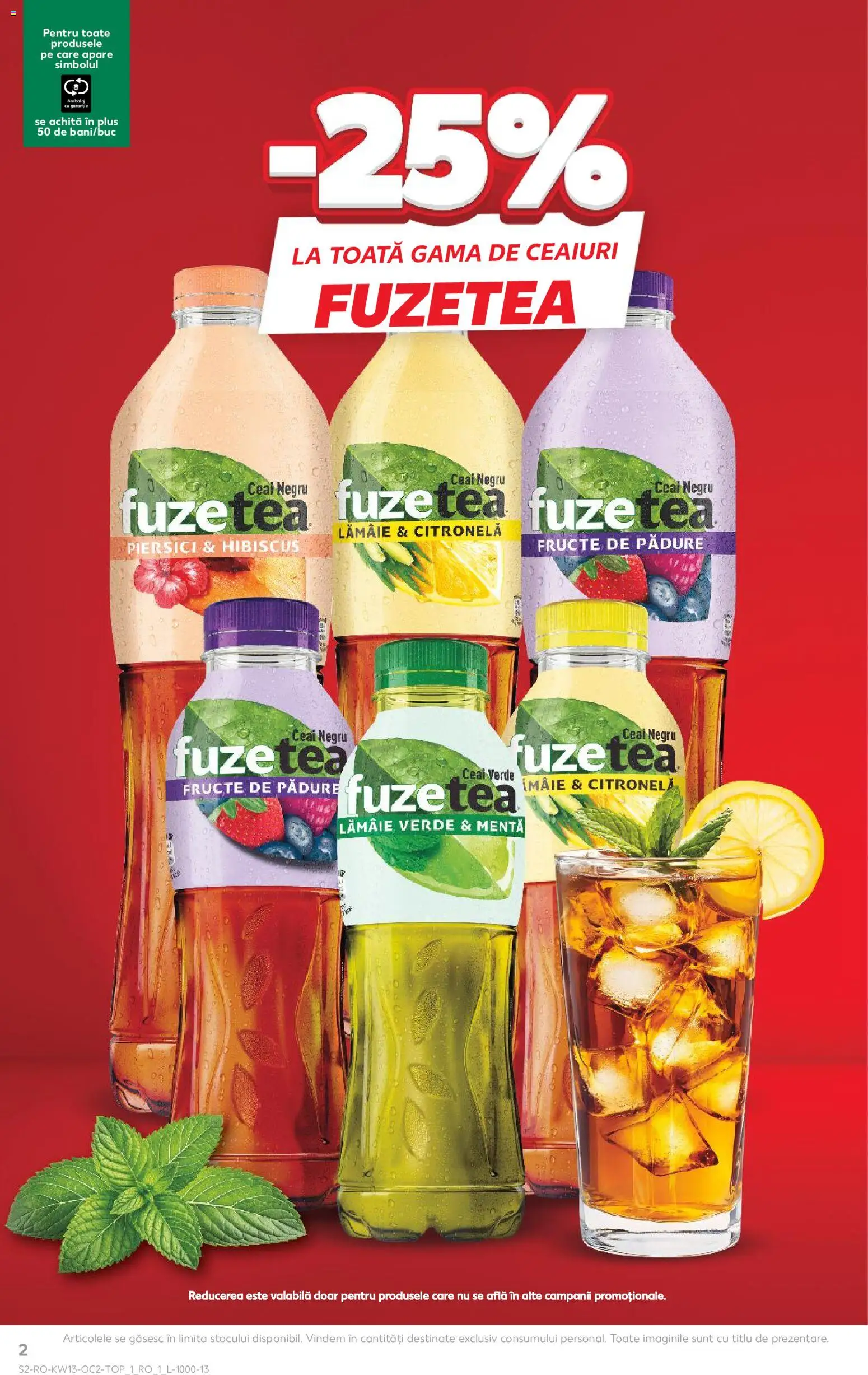 Noul catalog Kaufland – valabil de la 25.03.2026 | Pagină: 2 | Produse: Ceai, Fructe, Lămâie