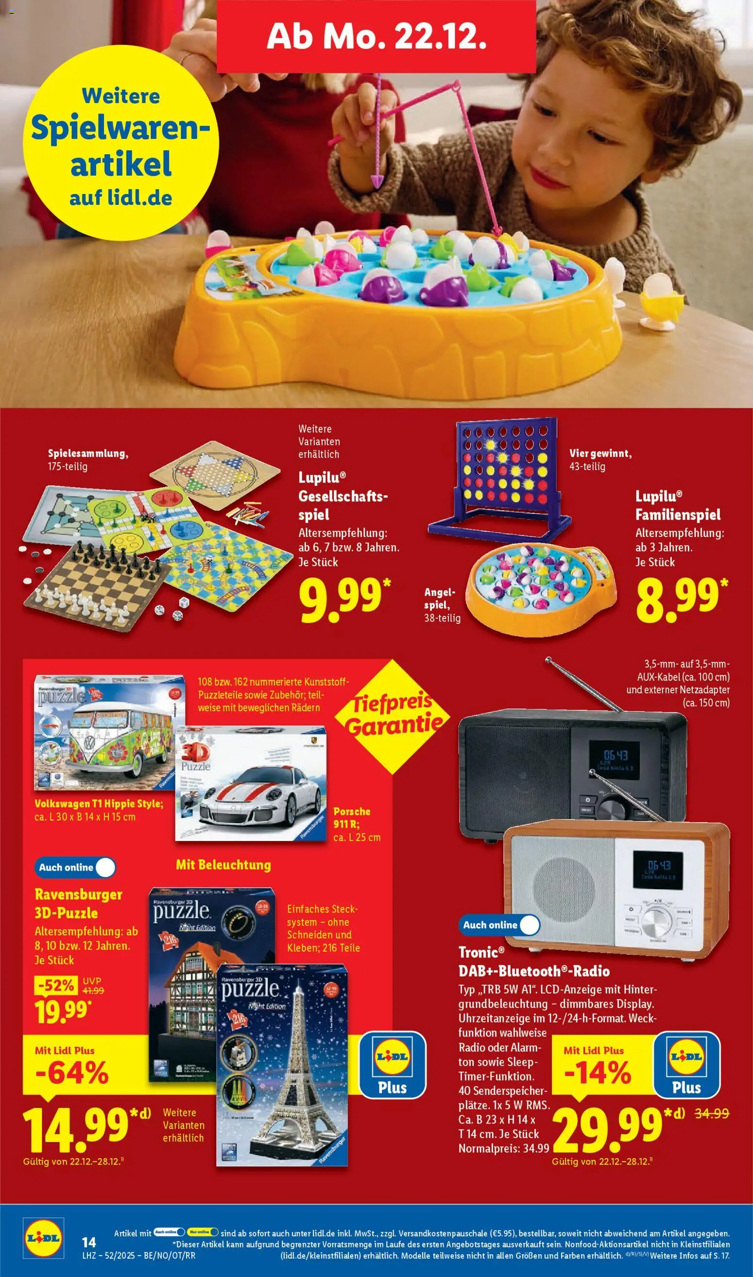 Lidl Prospekt Grimma – gültig ab 22.12.2025 | Seite: 24 | Produkte: Spiel, Radio