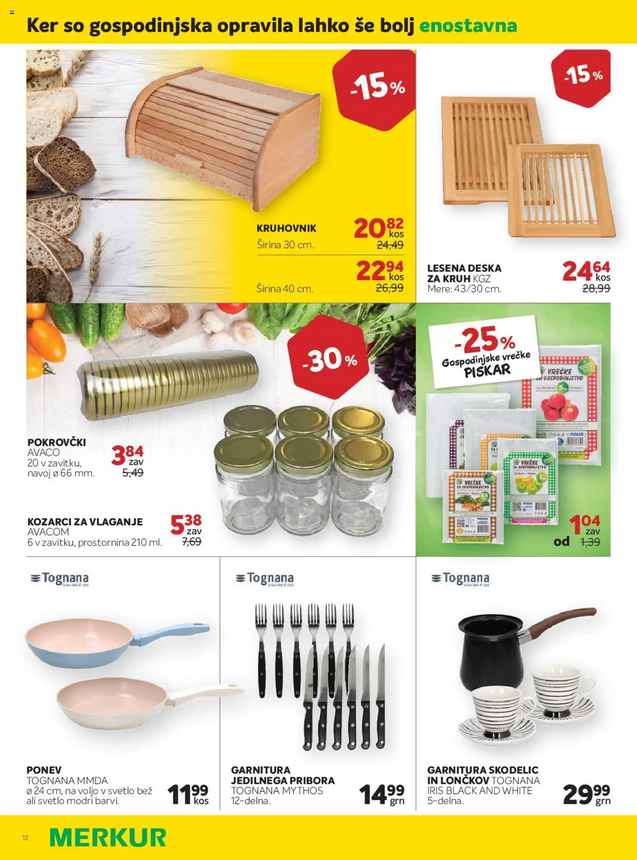 Merkur katalog │ velja od 06.08.2025 | Stran: 12 | Izdelki: Kruh