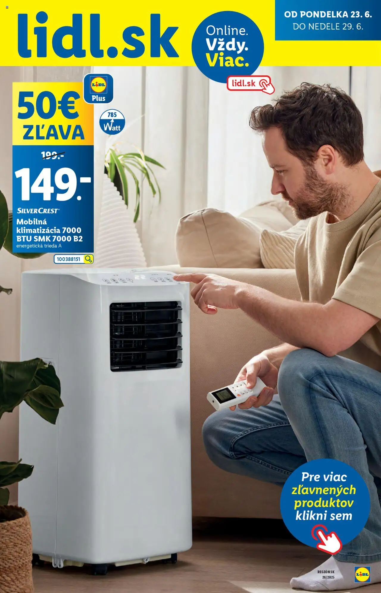 Lidl leták │ platný od 23.06.2025 | Strana: 65 | Produkty: Mobilná klimatizácia, Klimatizácia