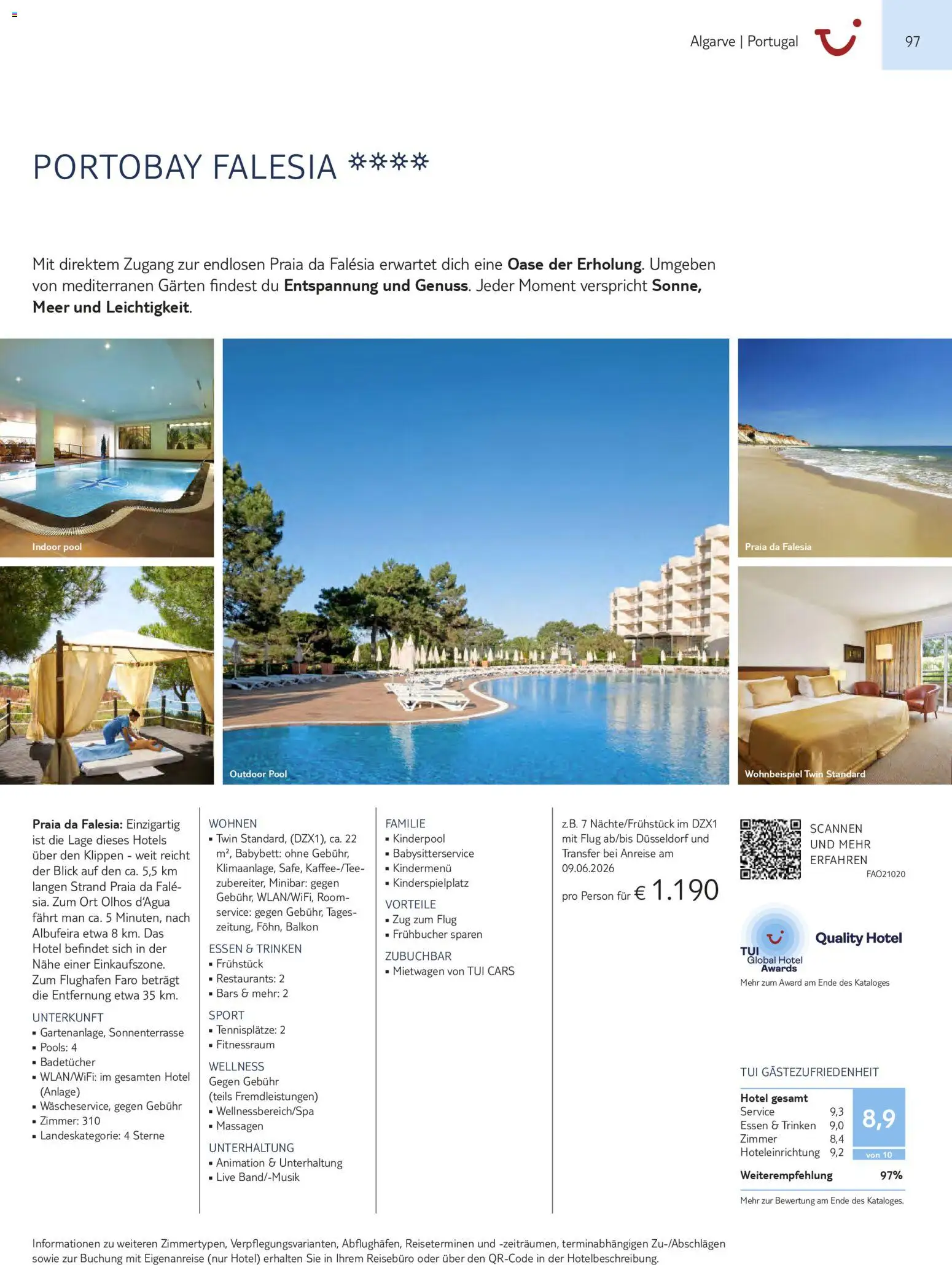 Aida  Südeuropa & Nordafrika 2026/27 – gültig ab 01.01.2026 | Seite: 97 | Produkte: Babybett