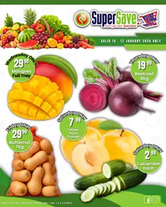 Super Save specials catalogue – valid from 14.01.2026