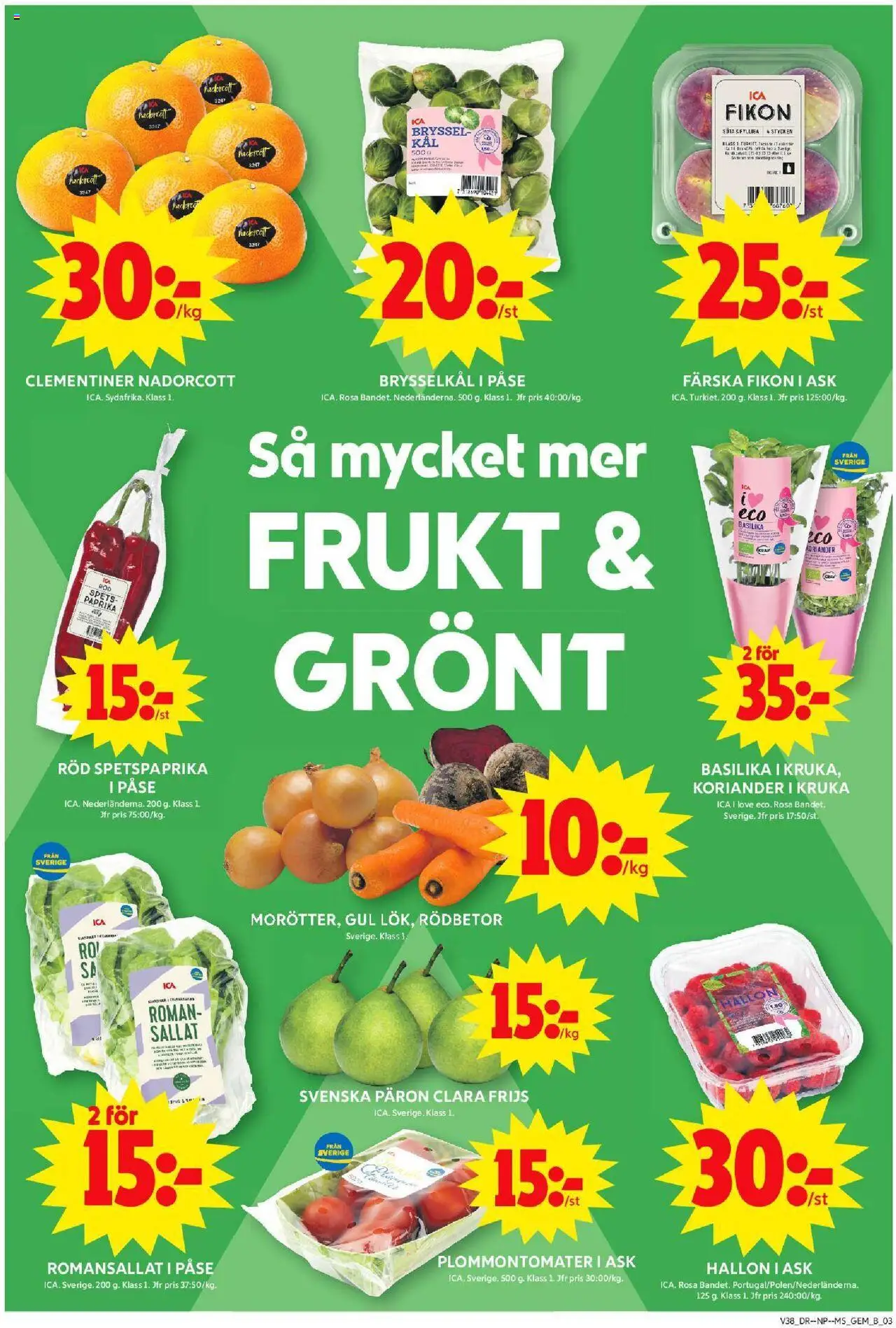 ICA Maxi reklamblad aktuell från 15.09.2025 | Sida: 3