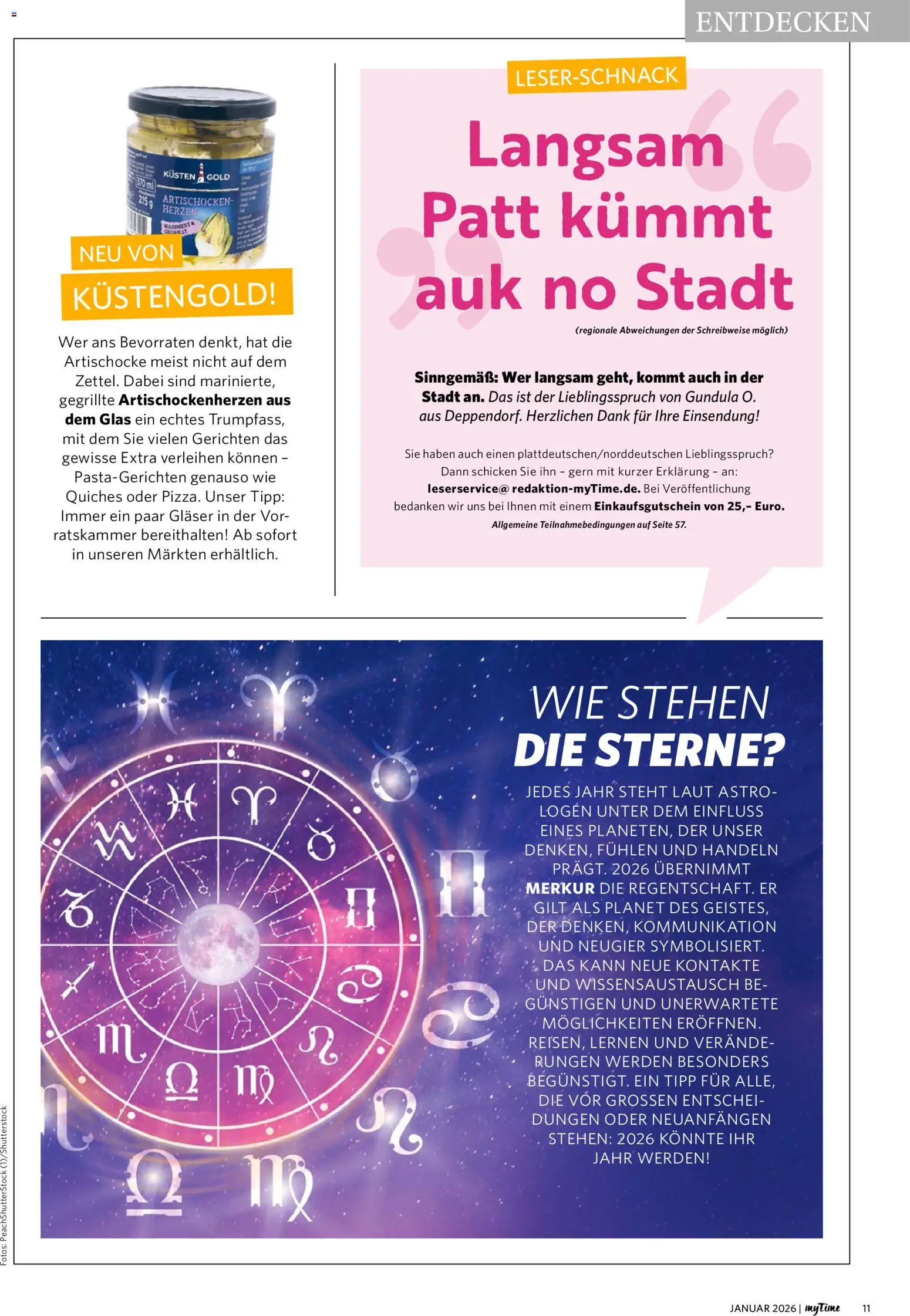 Famila Nordwest  myTime Januar 2026 – gültig ab 01.01.2026 | Seite: 11