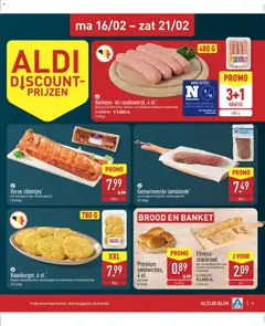 Aldi folder week 8 - Voorbeeld van een folder van Aldi, geldig van 16.02.2026 | Pagina: 5 | Producten: Sós kalács, Stokbrood, Gewicht, Sesamzaad