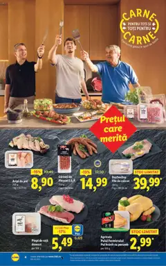 Ofertele Lidl valabile de la 20.10.2025 | Pagină: 4 | Produse: Hacıyatmaz Kedi Oyuncağı, Rață, Porumb, Cârnați