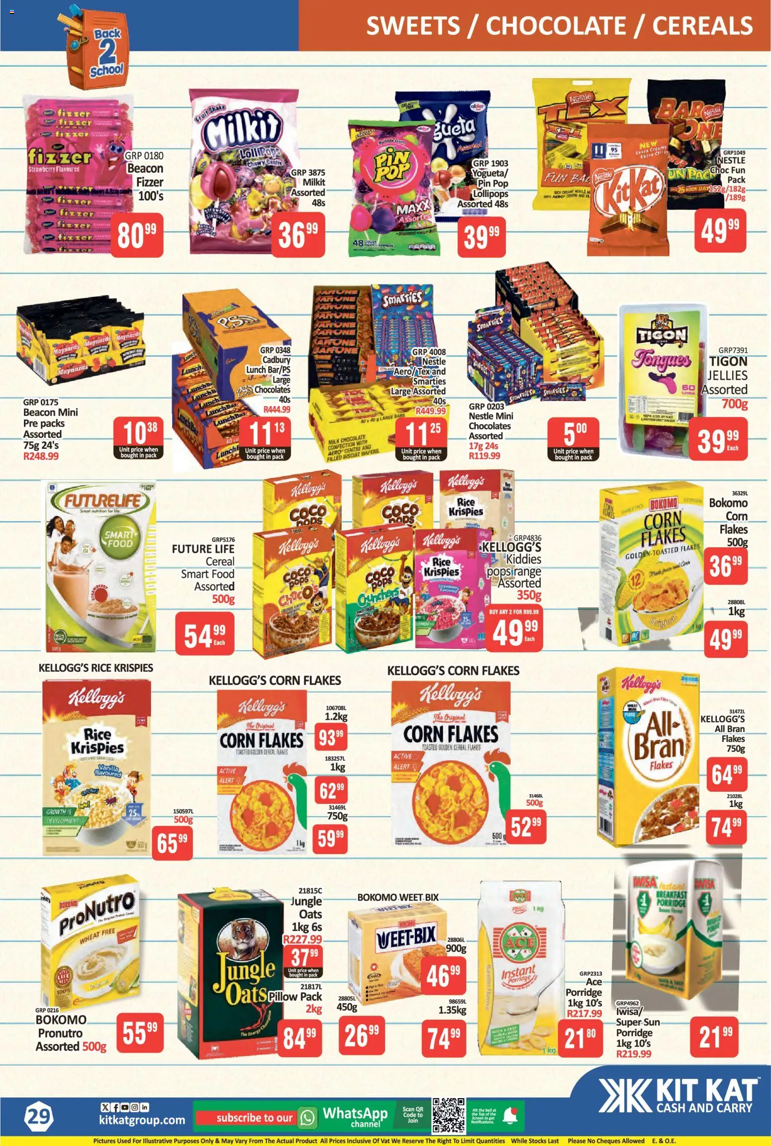 New KIT KAT Cash & Carry catalogue – valid from 02.11.2025 | Page: 29 | Products: Sweets, Corn, Milk, Chocolate