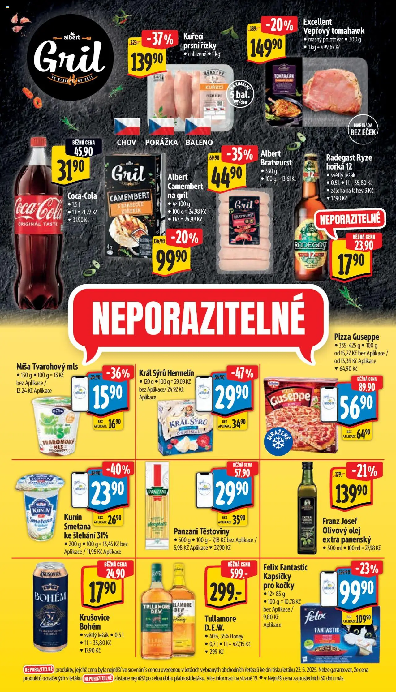 Albert leták - Supermarket od 28.05.2025 | Strana: 7 | Produkty: Kapsičky pro kočky, Kuřecí prsní řízky, Smetana ke šlehání, Těstoviny Panzani