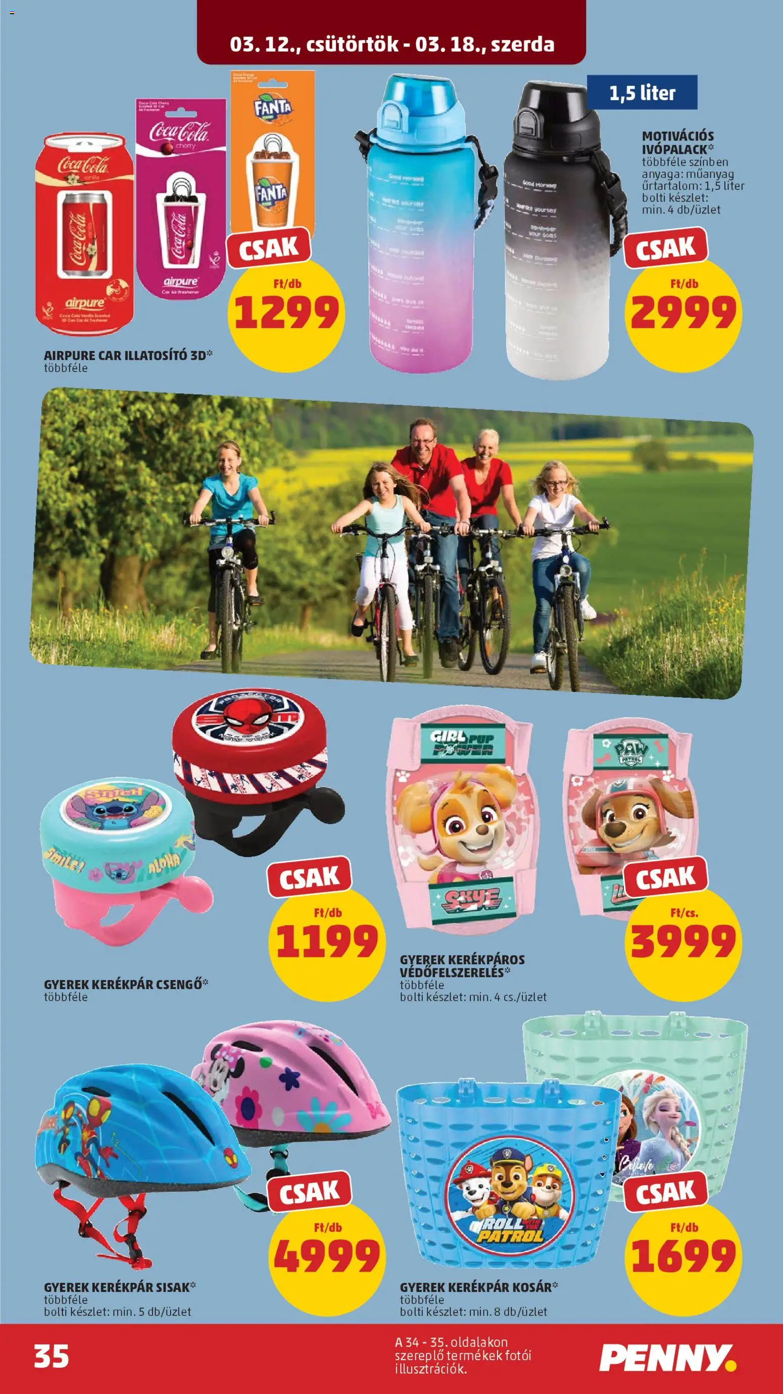 PENNY akciós ujság - amely érvényes a következő dátumtól: 12.03.2026 | Oldal: 41 | Termékek: Fanta, Coca Cola, Cola, Kerékpár