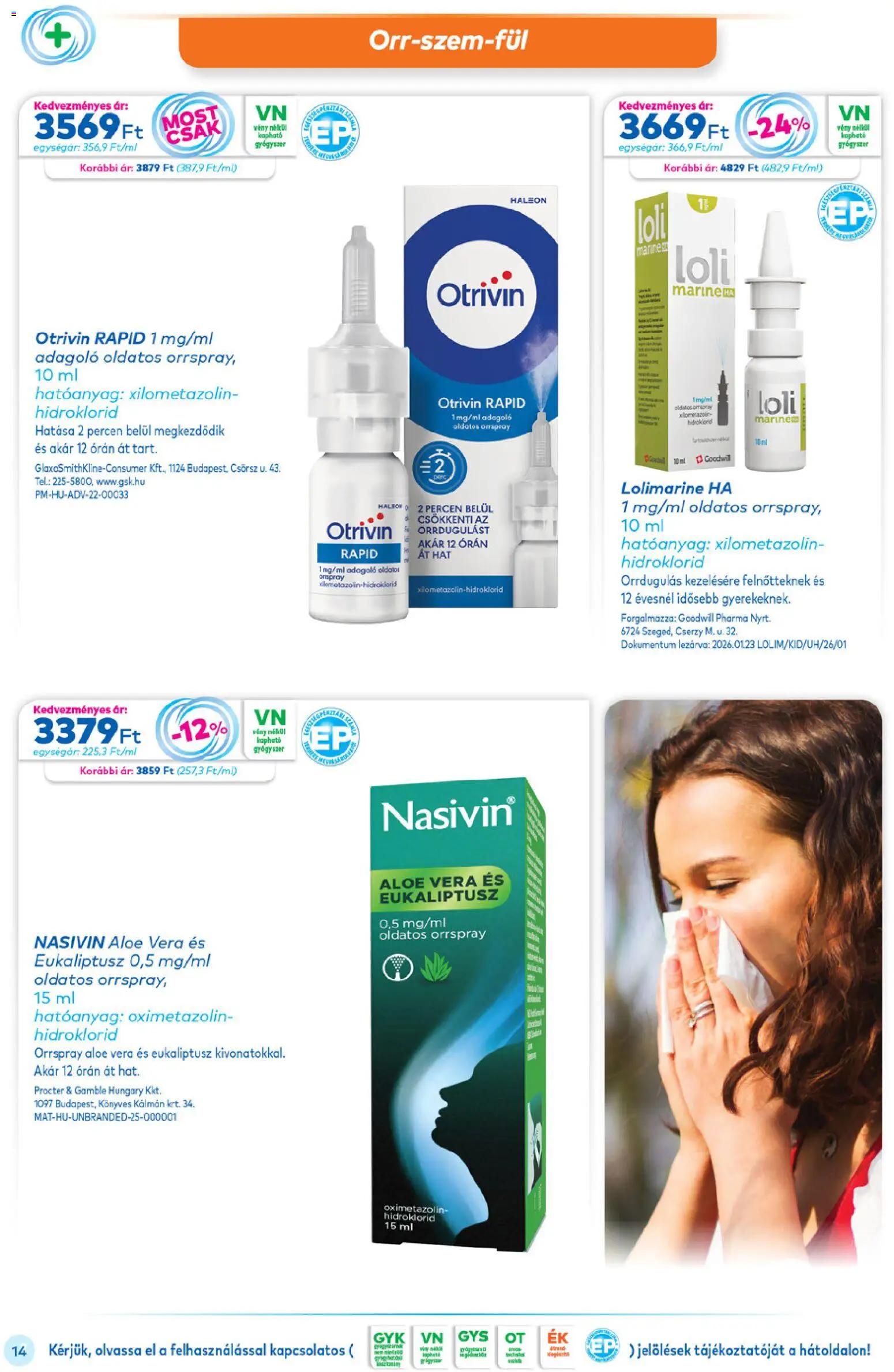 Gyöngy Patikák akciós ujság - amely érvényes a következő dátumtól: 01.03.2026 | Oldal: 14 | Termékek: Aloe vera