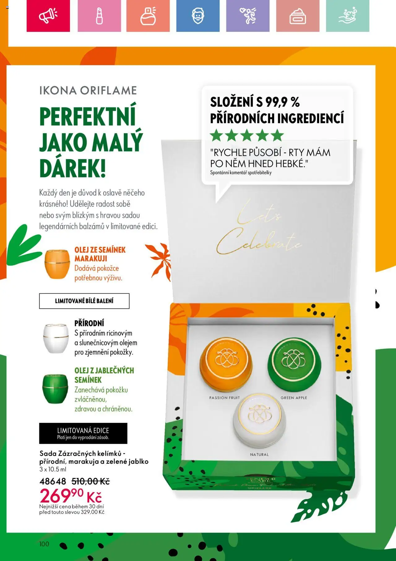 Oriflame katalog č.10/2025 od 06.07.2025 | Strana: 100 | Produkty: Olej, Apple, Marakuja
