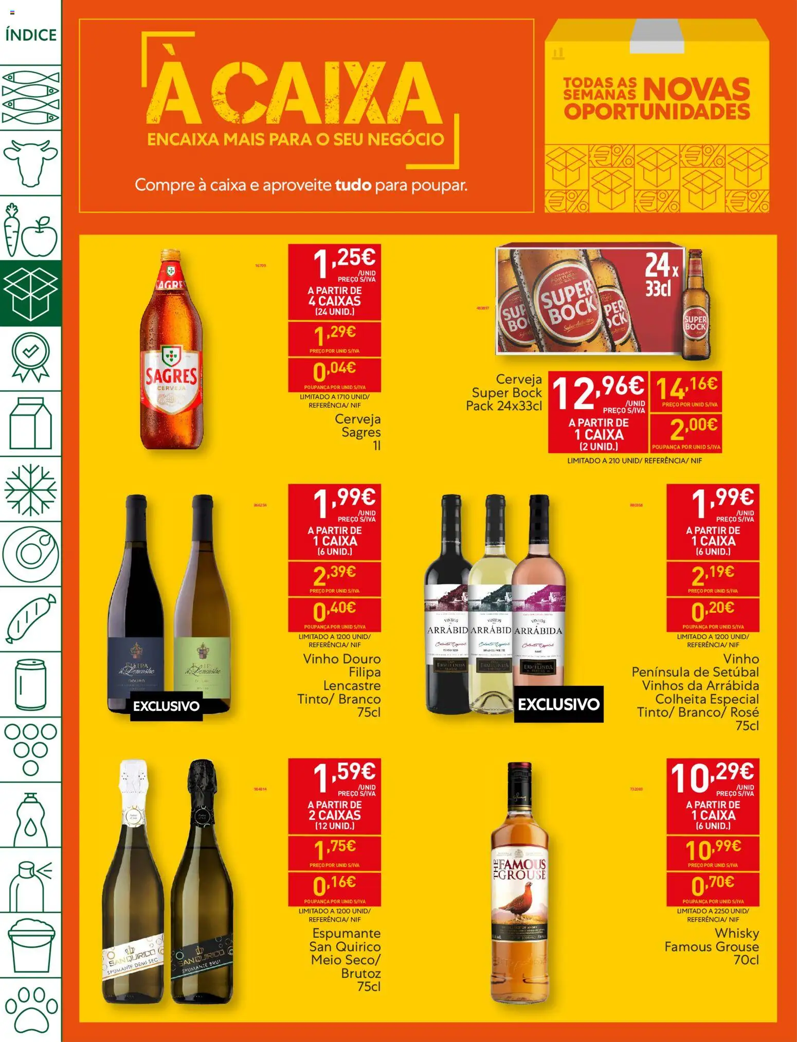 Recheio folheto │ válido de 13.01.2026 | Página: 8 | Produtos: Whisky, Super bock, Caixa, Vinho
