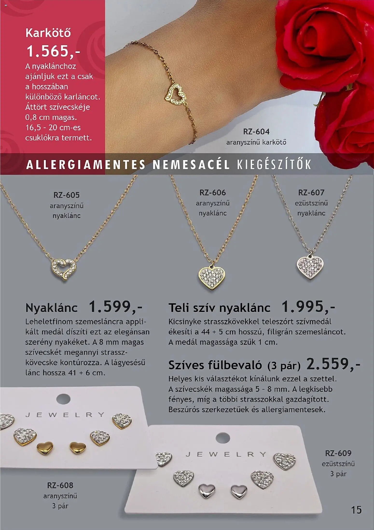 Betly akciós ujság - amely érvényes a következő dátumtól: 21.01.2026 | Oldal: 15 | Termékek: Karkötő