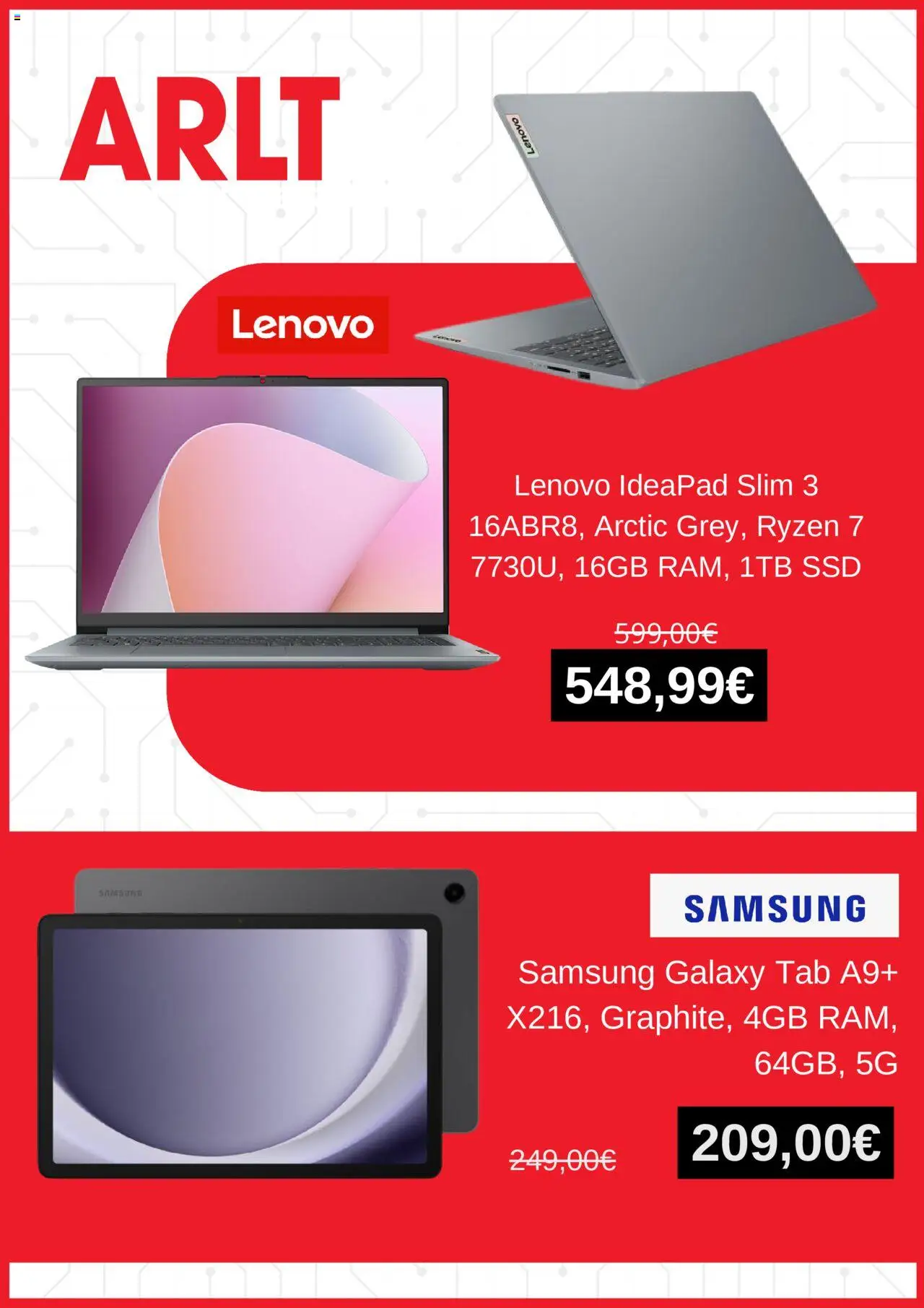 ARLT Computer Prospekt 	 - gültig ab dem 05.08.2025 | Seite: 5 | Produkte: Lenovo, Samsung