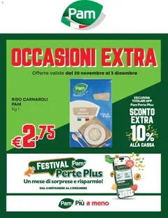 Anteprima del volantino PAM Occasioni Extra catalogo valido a partire dal 20.11.2025