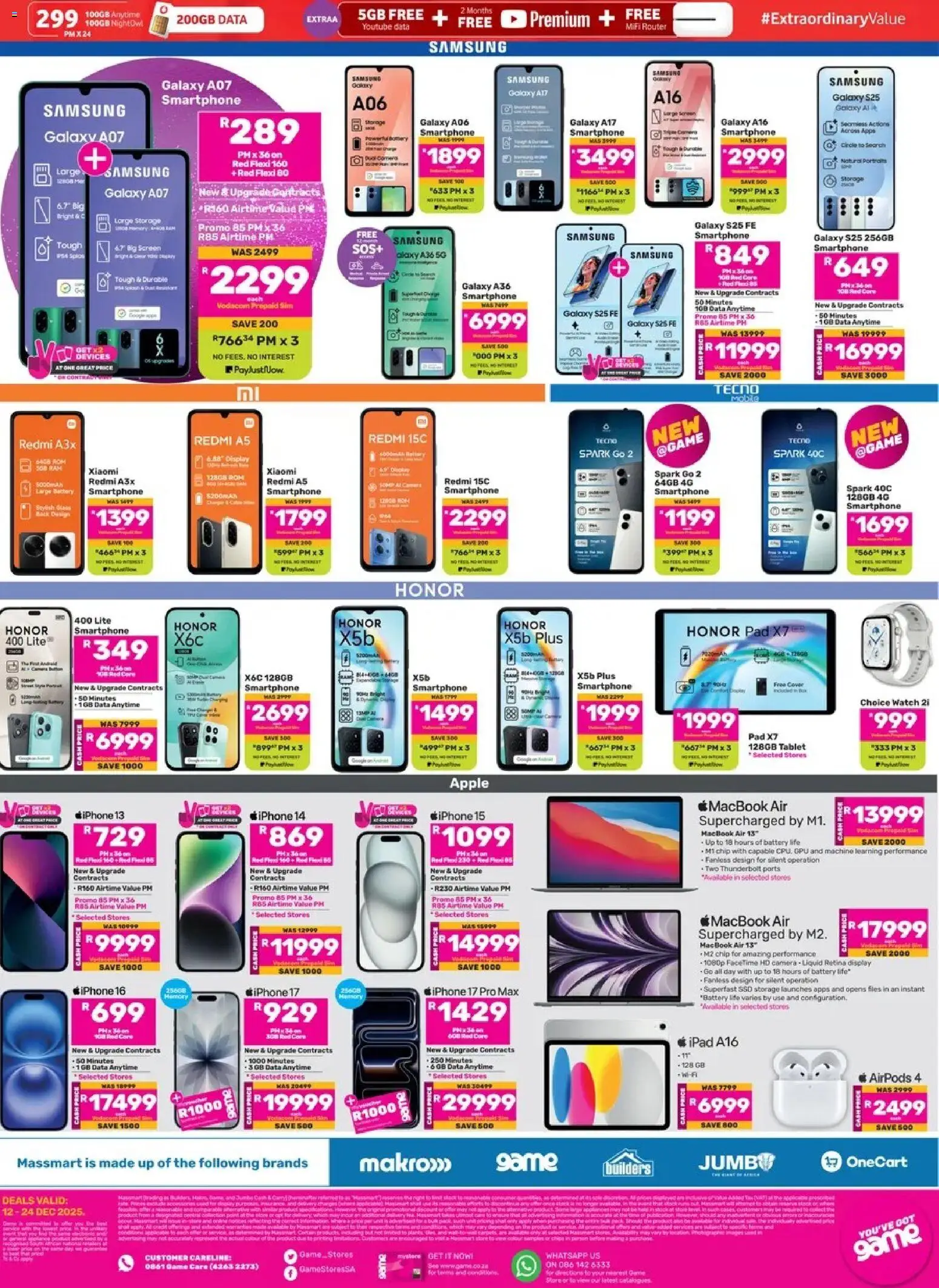 New Game catalogue – valid from 12.12.2025 | Page: 12 | Products: Smartphone, Tablet, Camera, Box